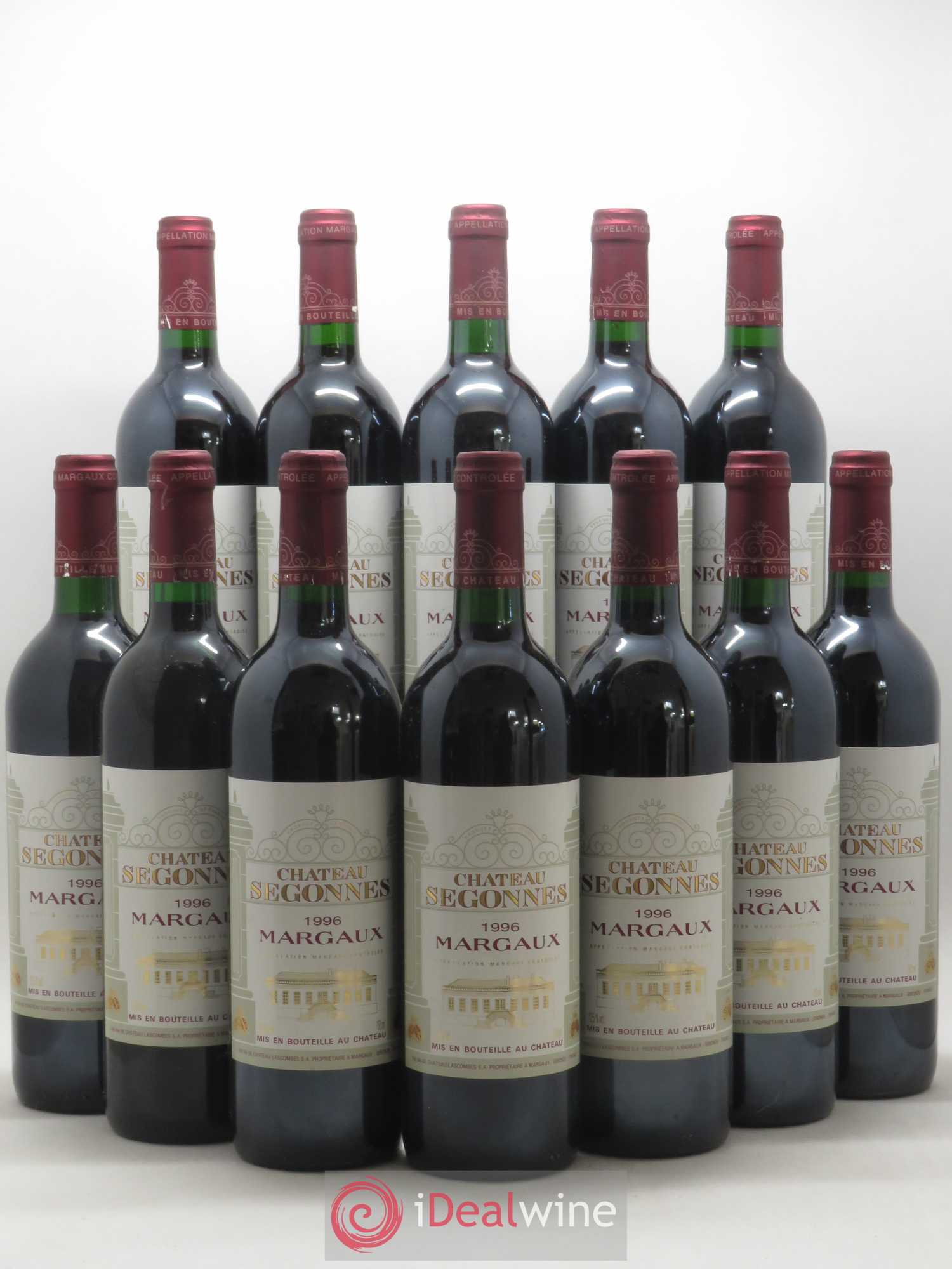 Château Segonnes 1996 - Lot de 12 bouteilles - 0
