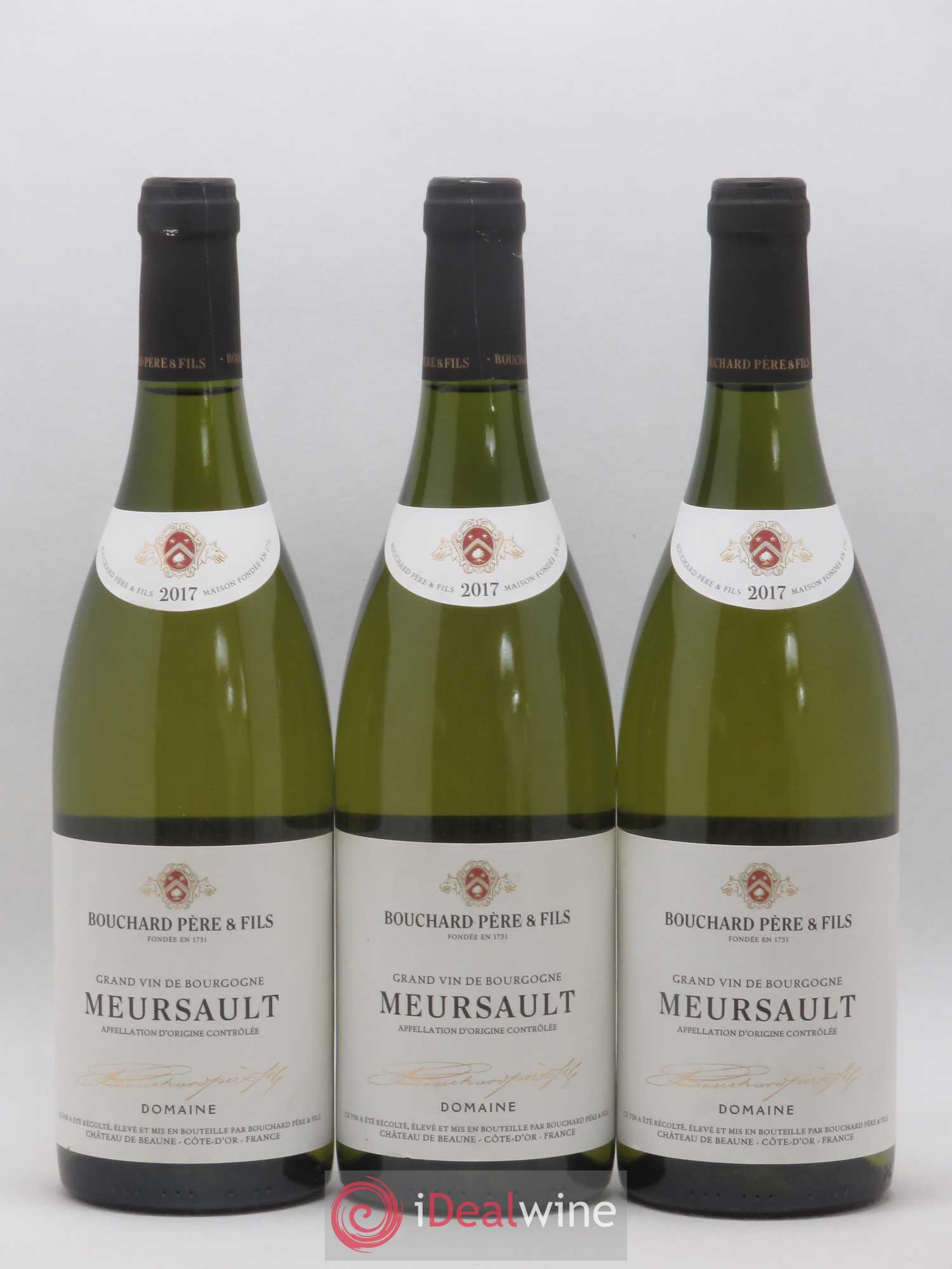 Meursault Bouchard Père et Fils 2017 - Lot de 3 bouteilles - 0