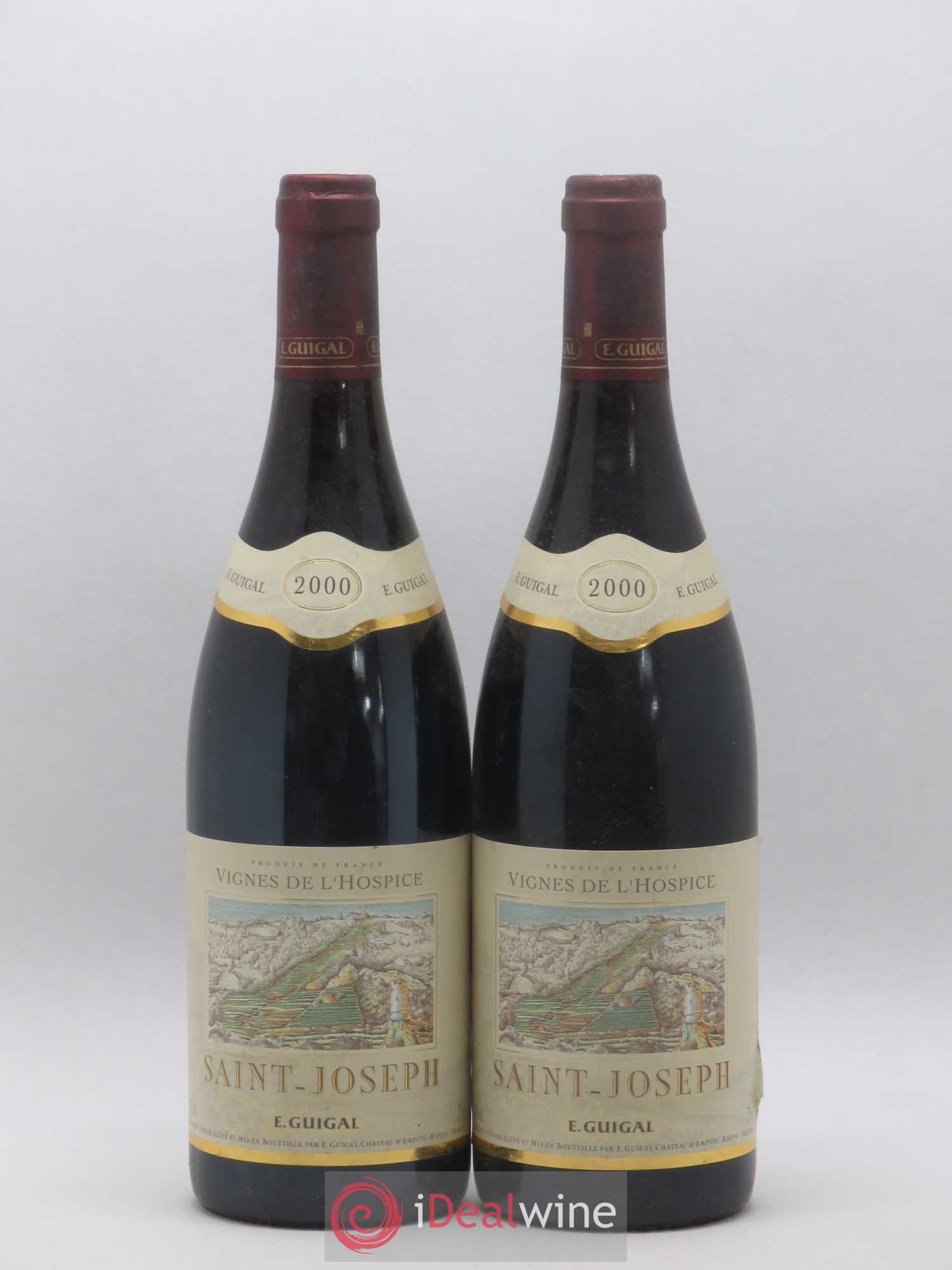 Saint-Joseph Vignes de l'Hospice Guigal 2000 - Lot de 2 bouteilles - 0