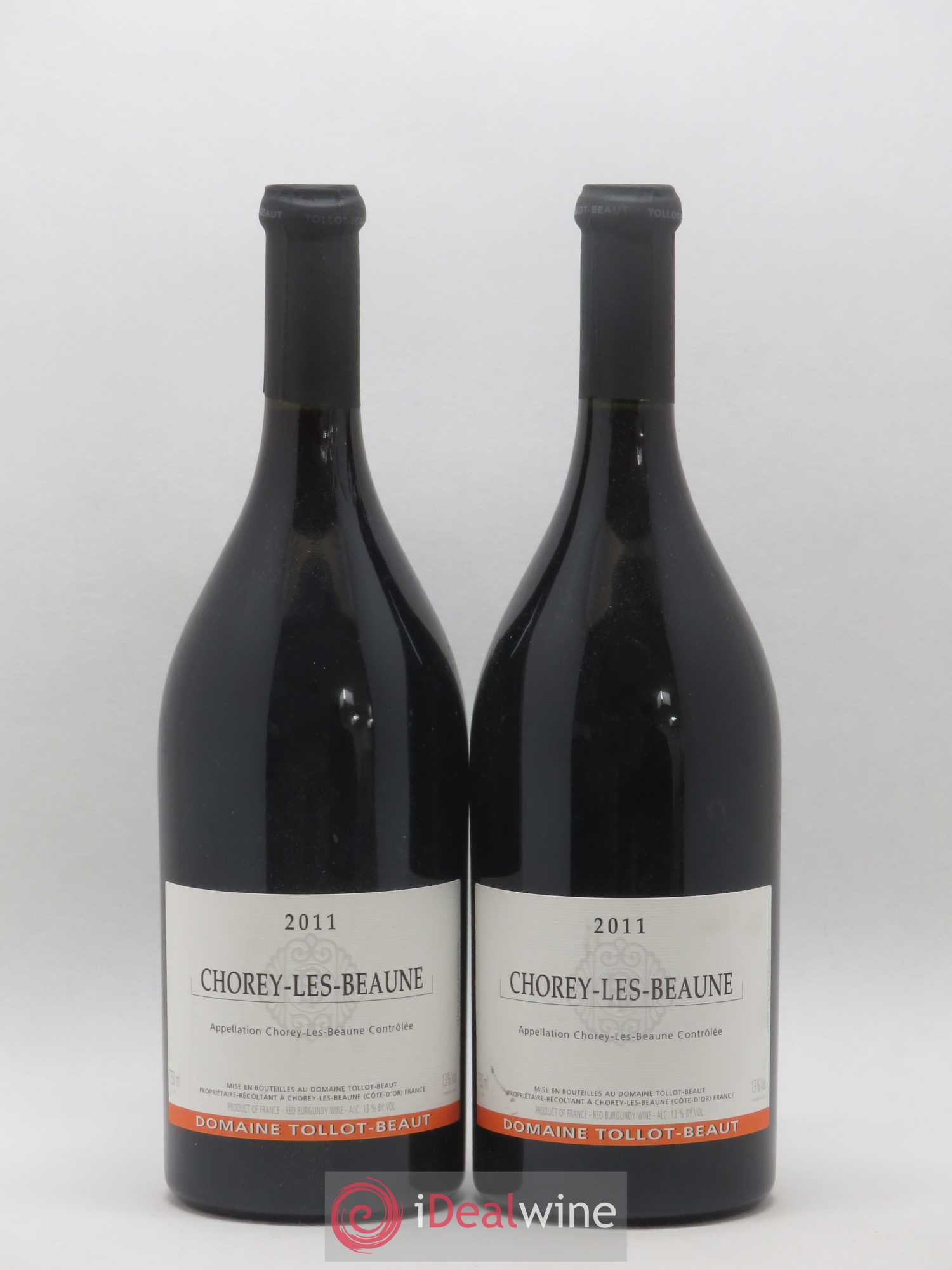 Chorey-lès-Beaune Tollot Beaut 2011 - Posten von 2 Flaschen - 0