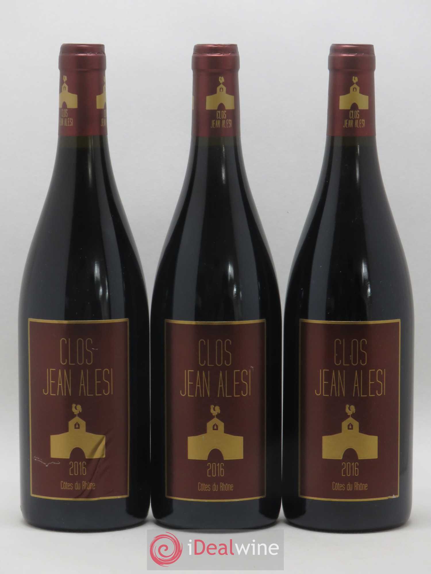 Côtes-du-Rhône Clos Jean Alesi 2016 - Lot of 6 bottles - 2