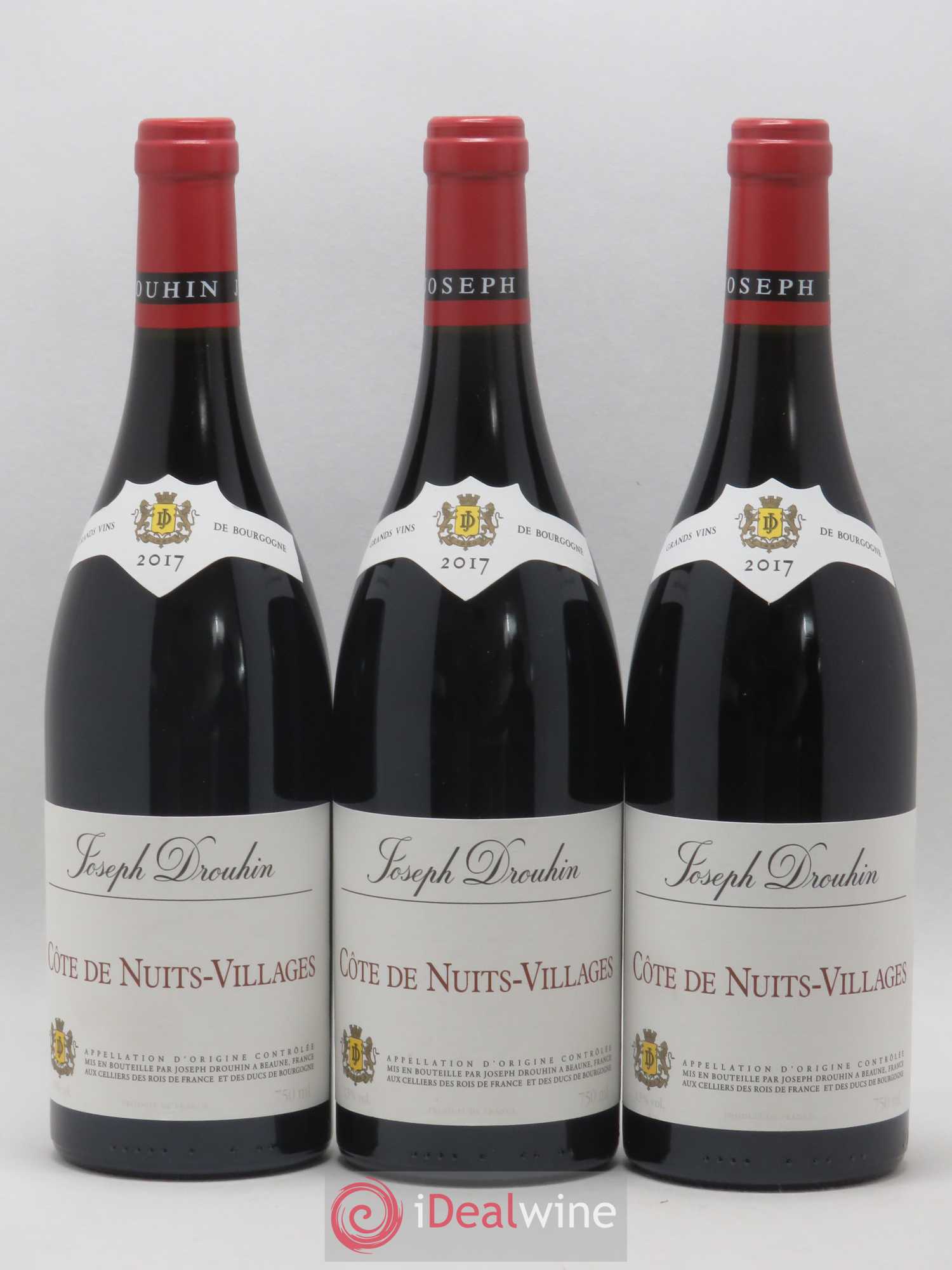 Côte de Nuits-Villages Joseph Drouhin 2017 - Lot de 3 bouteilles - 0