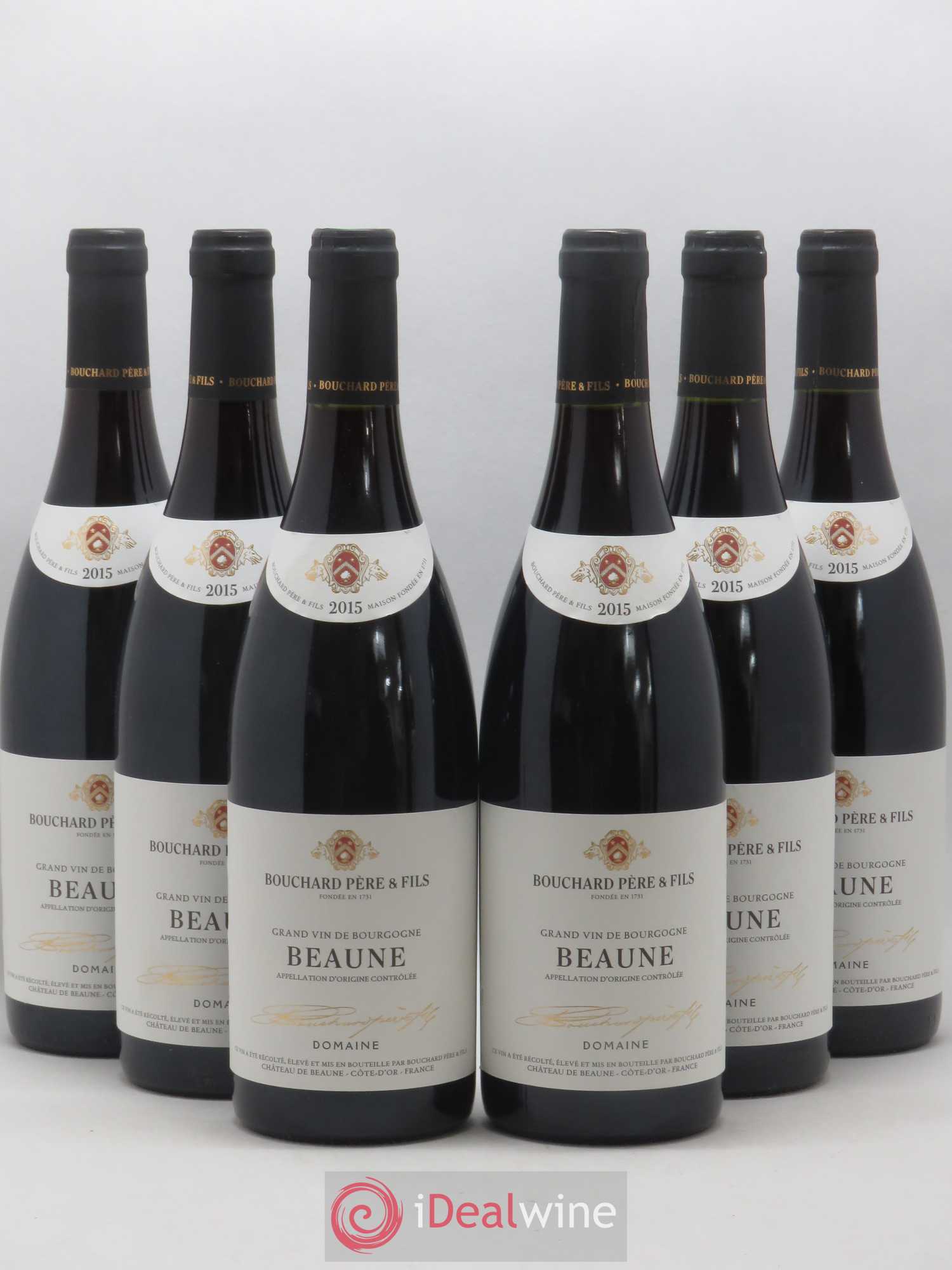 Beaune Bouchard Père et Fils 2015 - Lot de 6 bouteilles - 0