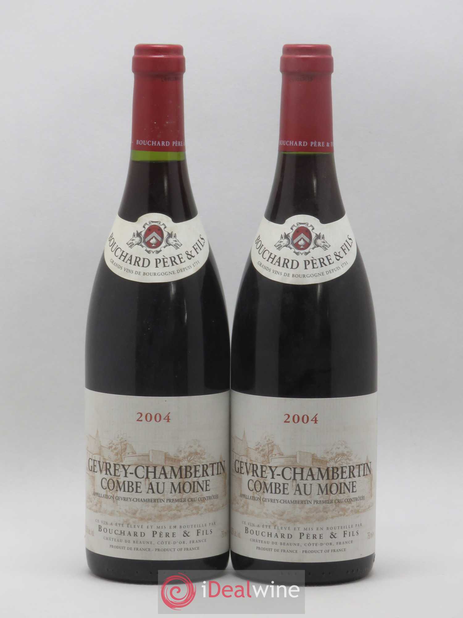 Gevrey-Chambertin 1er Cru La Combe Aux Moines Bouchard P & Fils 2004 - Posten von 2 Flaschen - 0