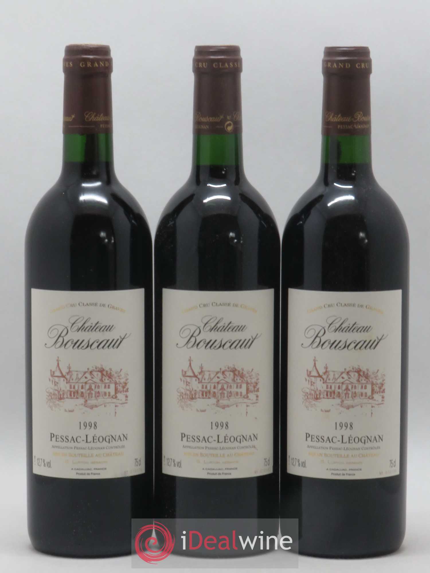 Château Bouscaut Cru Classé de Graves 1998 - Lot de 6 bouteilles - 2