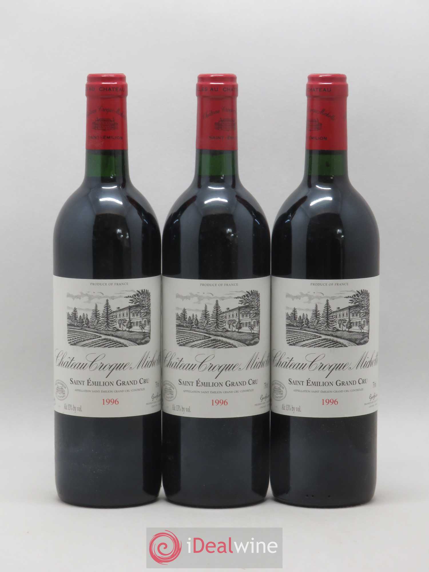 Château Croque Michotte 1996 - Lot de 6 bouteilles - 2