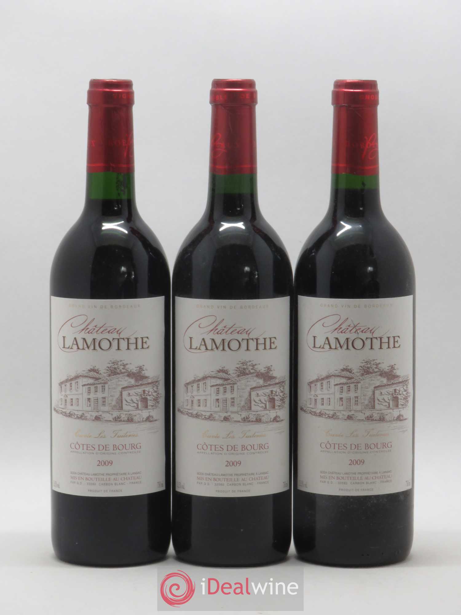 Côtes de Bourg Château Lamothe 2009 - Lot de 6 bouteilles - 1