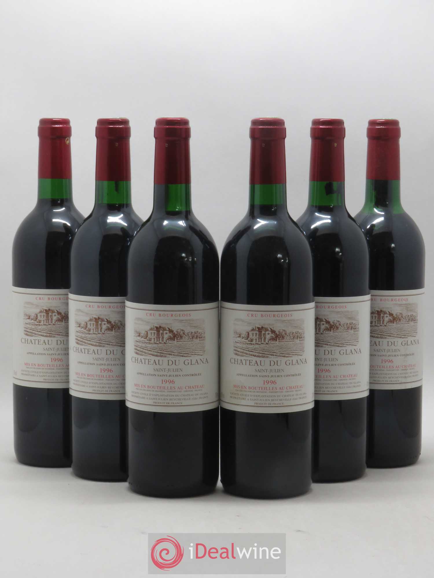 Château du Glana 1996 - Lot de 6 bouteilles - 0