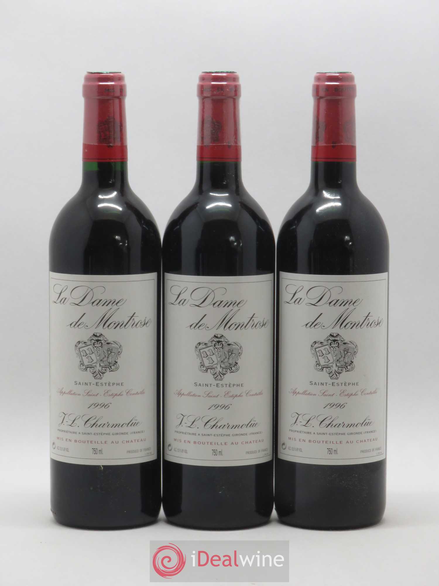La Dame de Montrose Second Vin 1996 - Lot de 6 bouteilles - 1