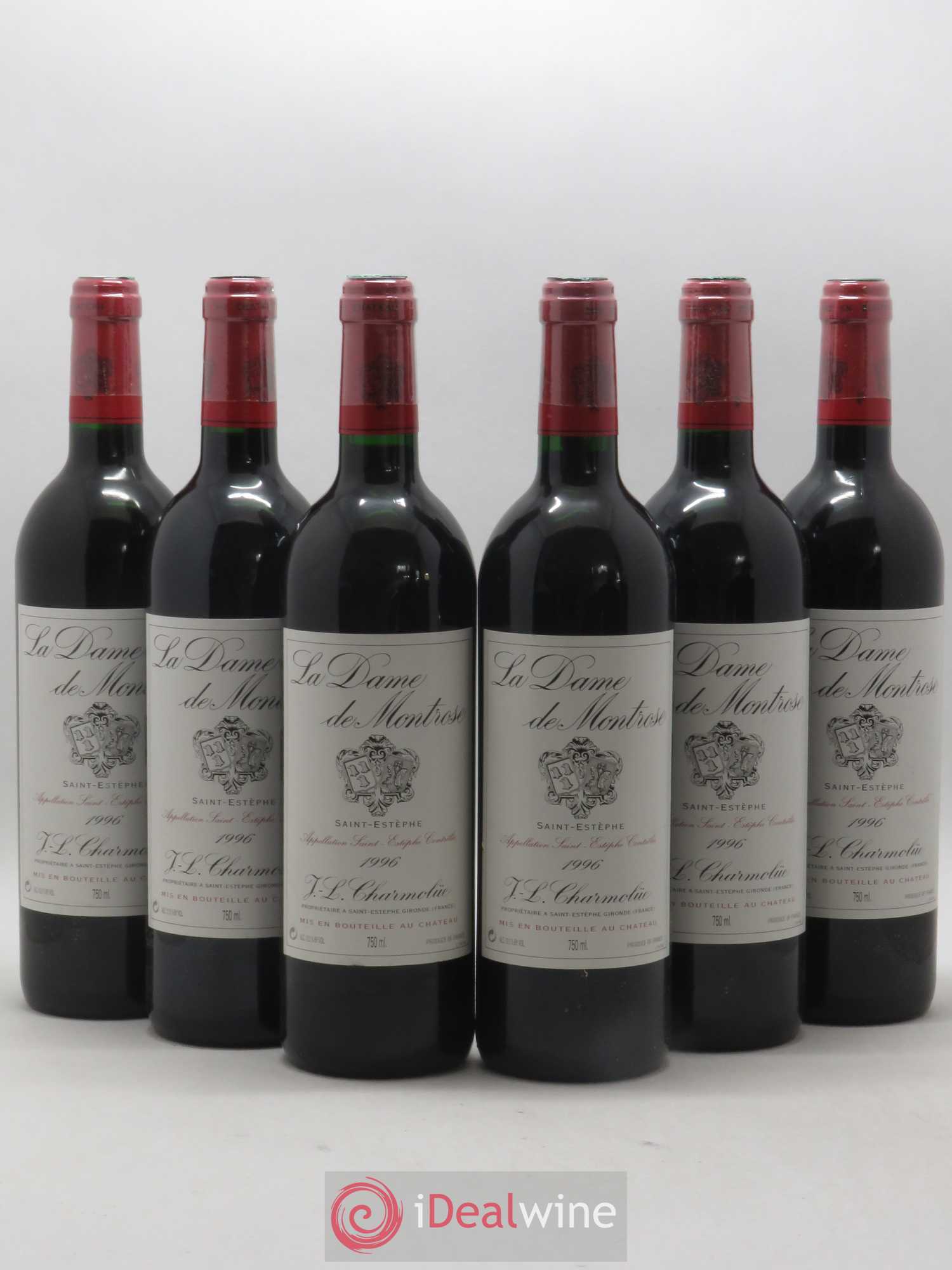 La Dame de Montrose Second Vin 1996 - Lot de 6 bouteilles - 0