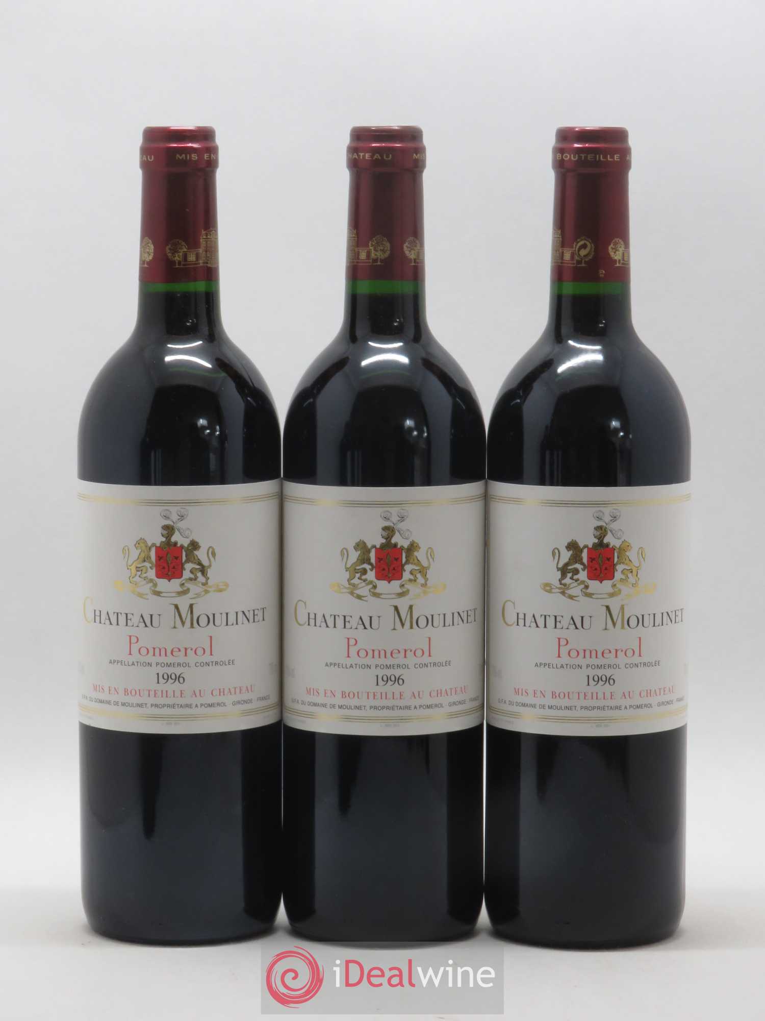 Château Moulinet 1996 - Lot de 6 bouteilles - 1