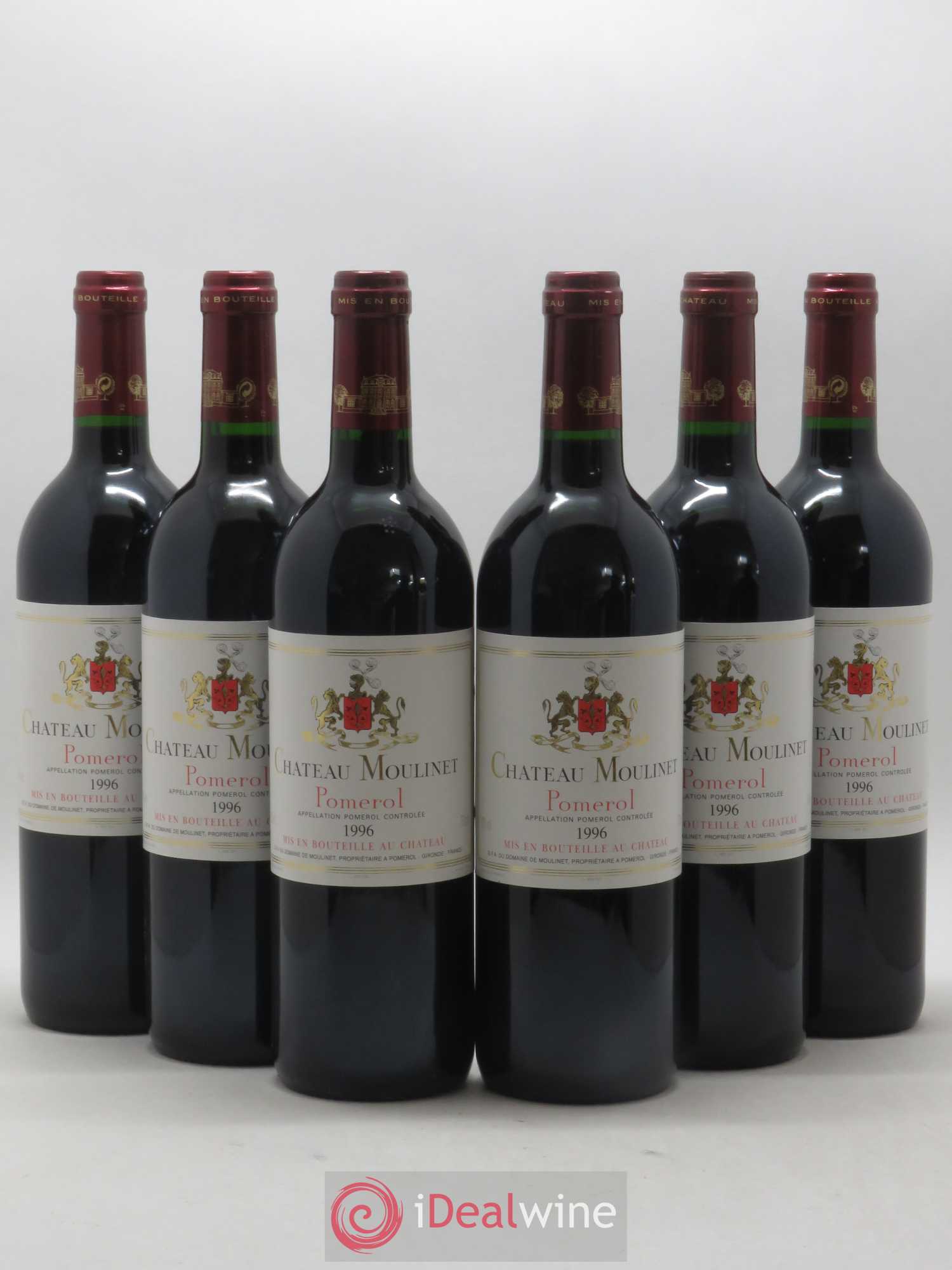 Château Moulinet 1996 - Lot de 6 bouteilles - 0