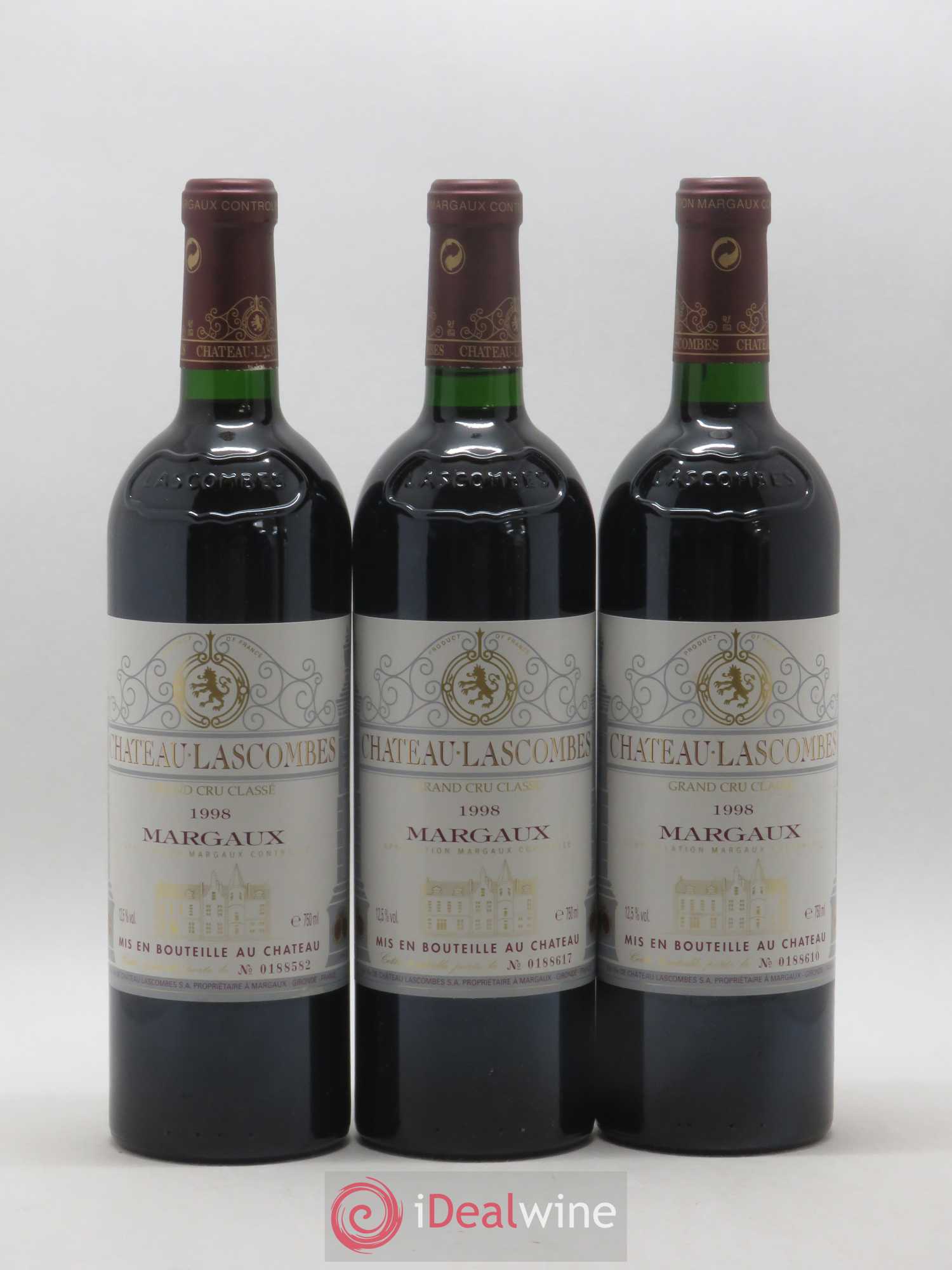 Château Lascombes 2ème Grand Cru Classé 1998 - Lot de 12 bouteilles - 3