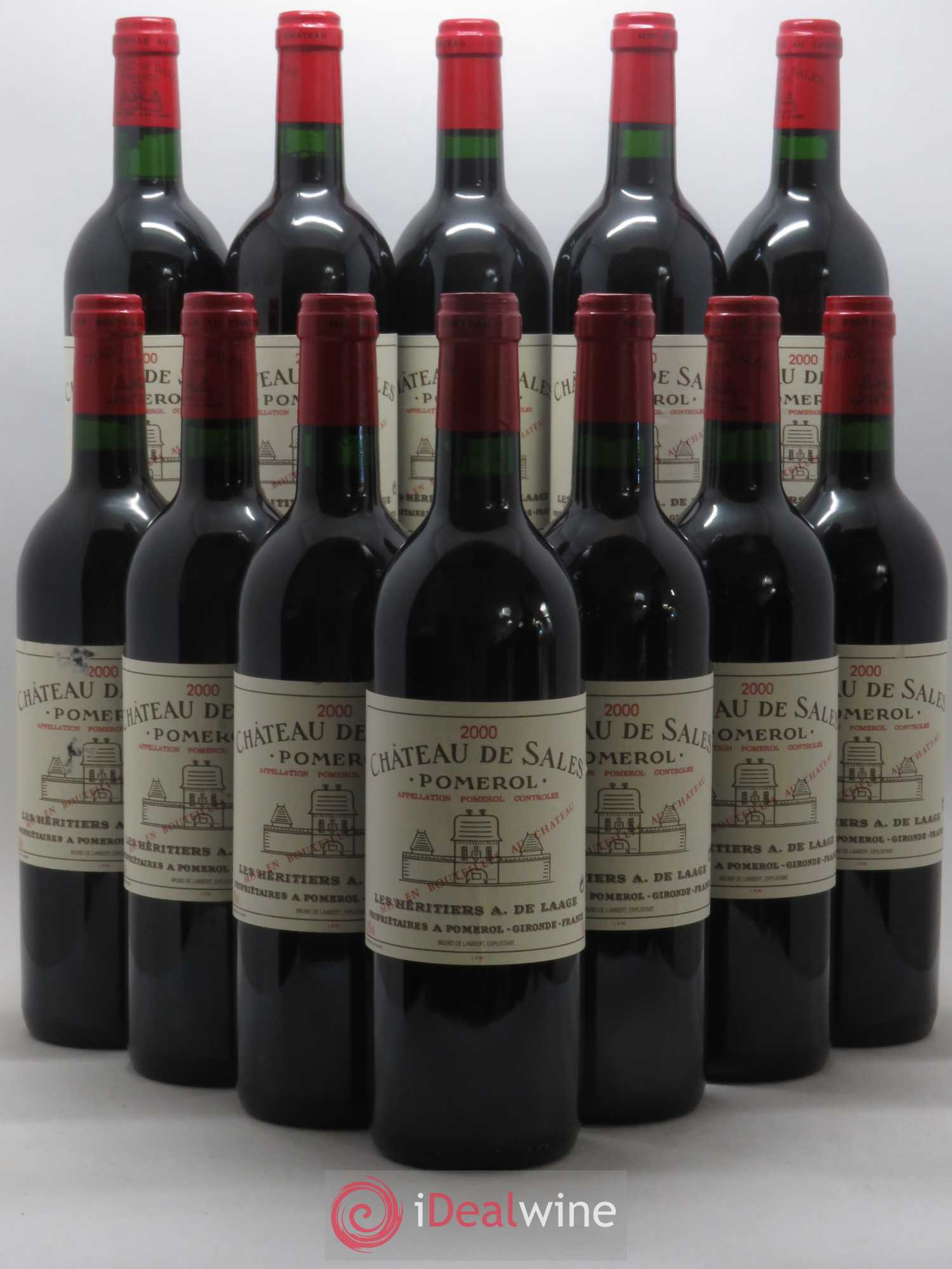 Château de Sales 2000 - Lot de 12 bouteilles - 0