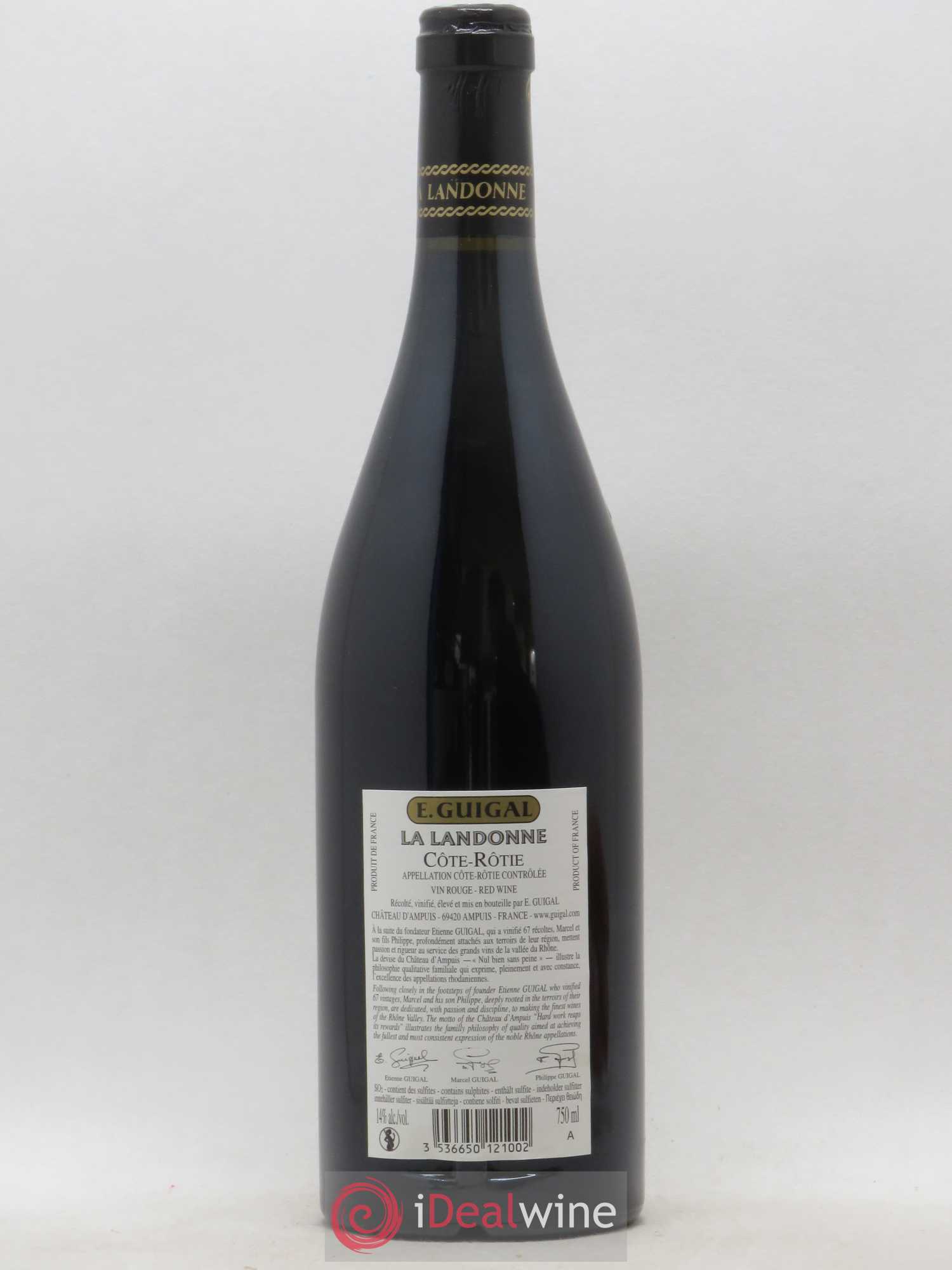 Côte-Rôtie La Landonne Guigal 2015 - Lot de 1 bouteille - 1