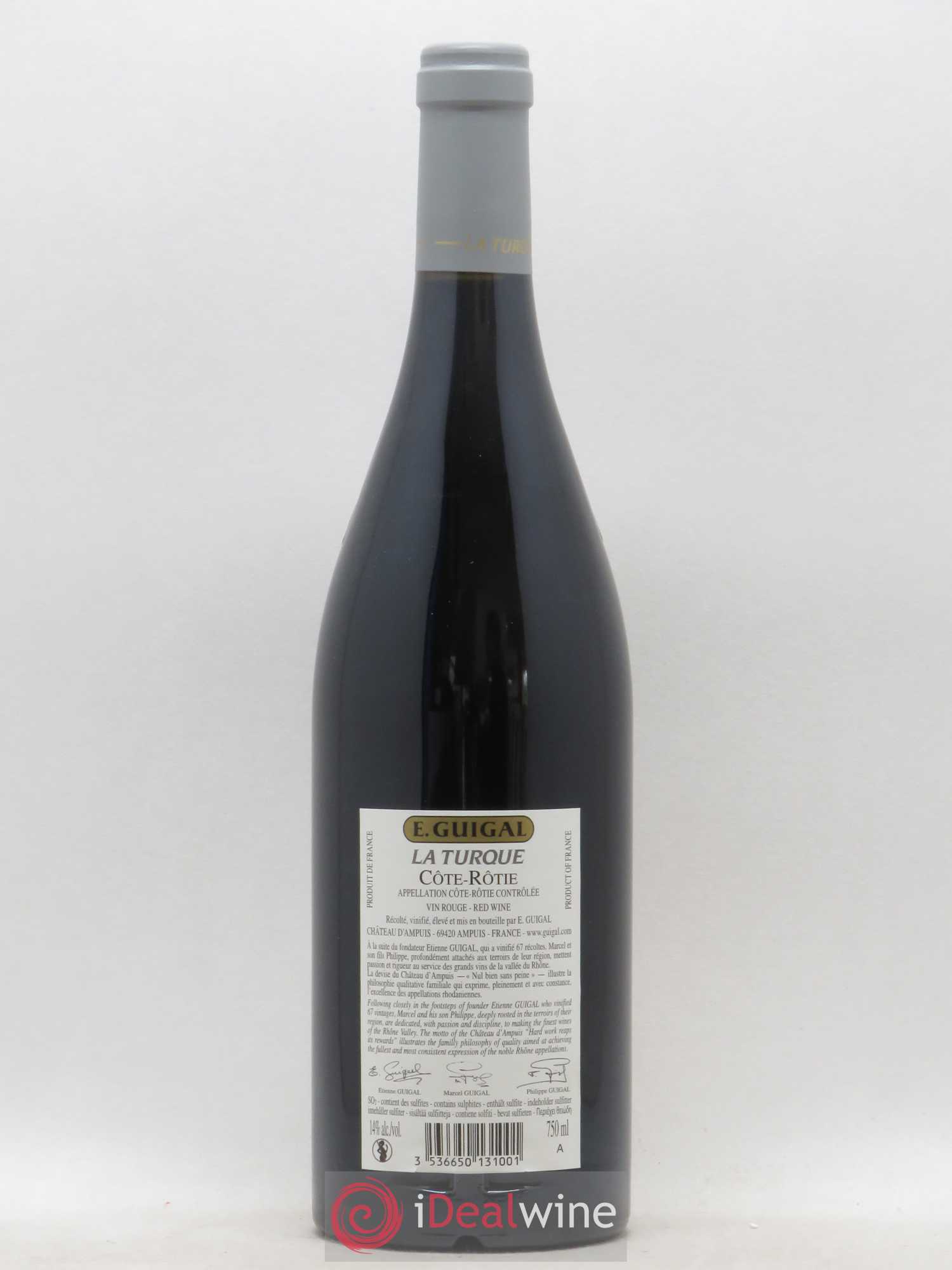Côte-Rôtie La Turque Guigal 2015 - Lot de 1 bouteille - 1