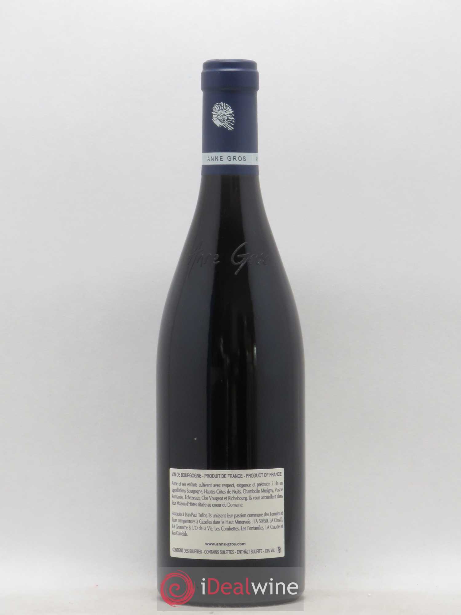 Clos de Vougeot Grand Cru Anne Gros 2017 - Lot de 1 bouteille - 1