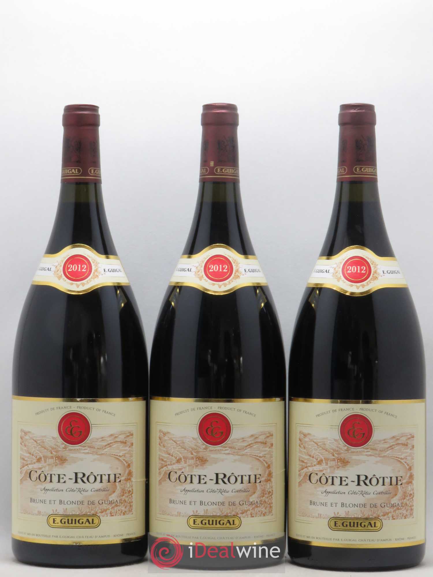 Côte-Rôtie Côtes Brune et Blonde Guigal 2012 - Lot de 3 magnums - 0