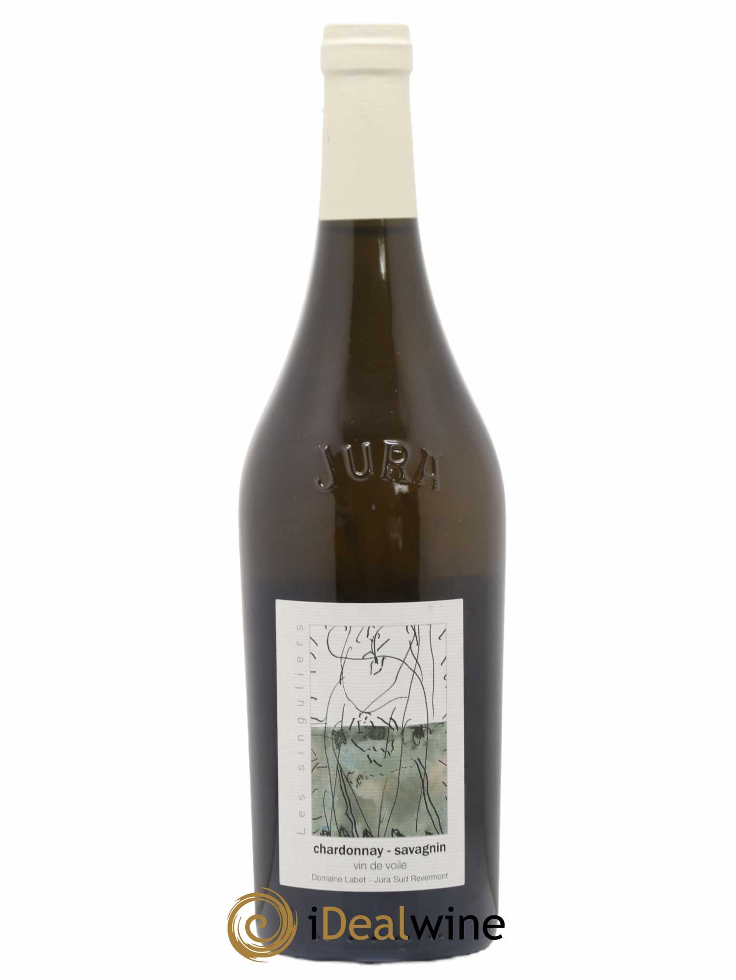Côtes du Jura Vin de Voile Chardonnay-Savagnin cuvée de garde Romain - Julien - Charline Labet 2019 - Lot de 1 bouteille - 0