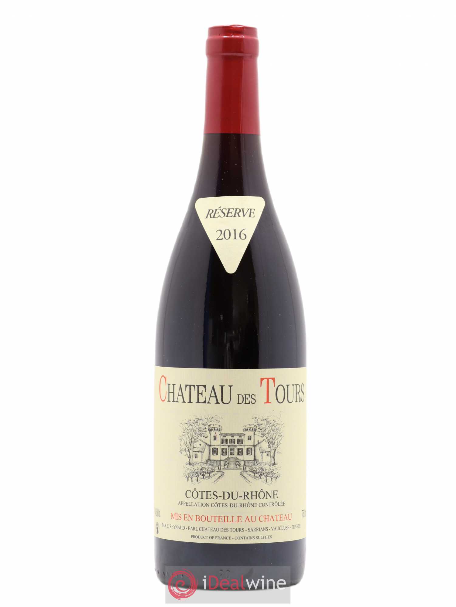 Côtes-du-Rhône Château des Tours Emmanuel Reynaud 2016 - Lot de 1 bouteille - 0
