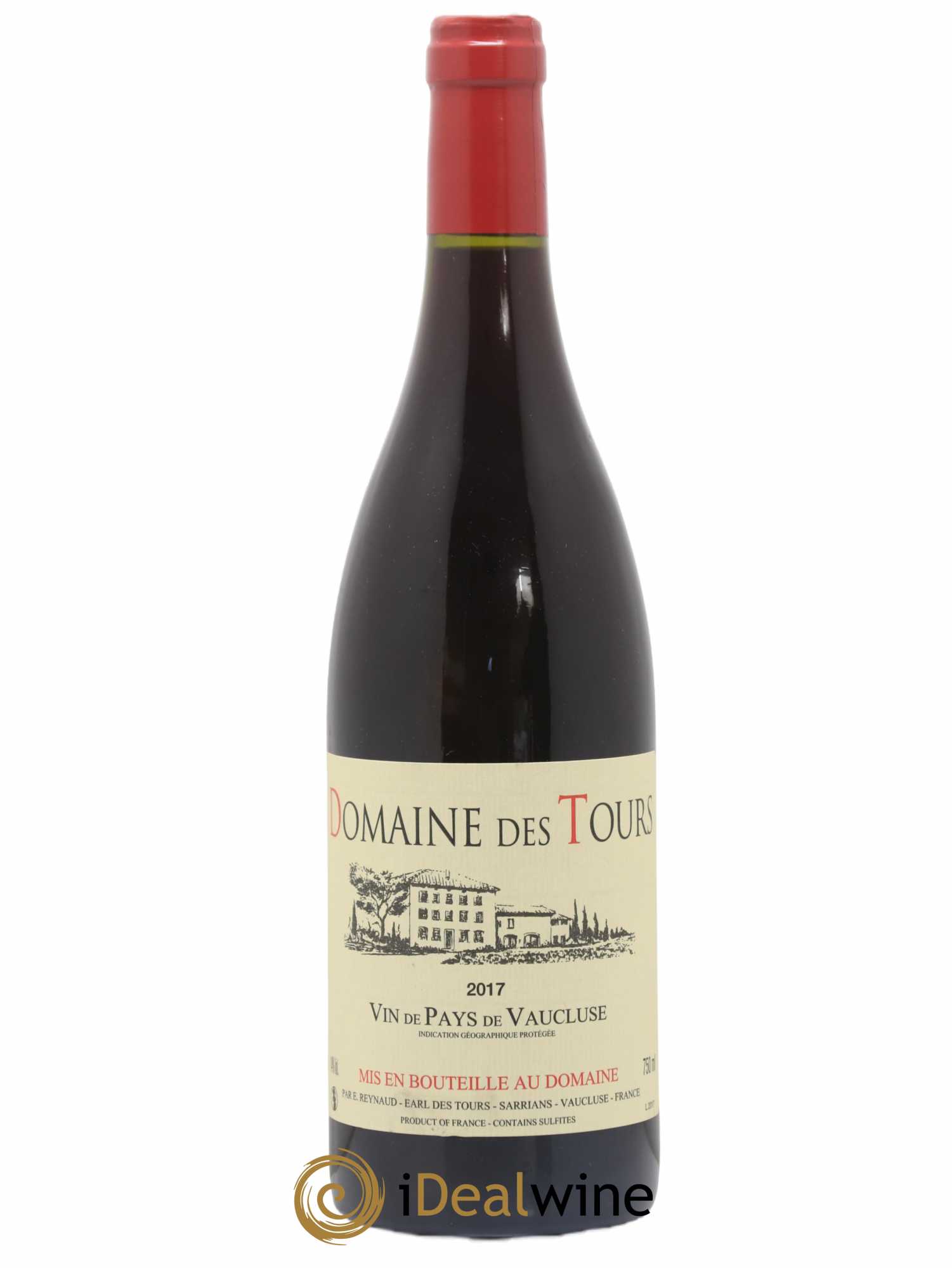 Vaucluse (Vin de Pays de Vaucluse) Domaine des Tours Emmanuel Reynaud 2017 - Lot de 1 bouteille - 0