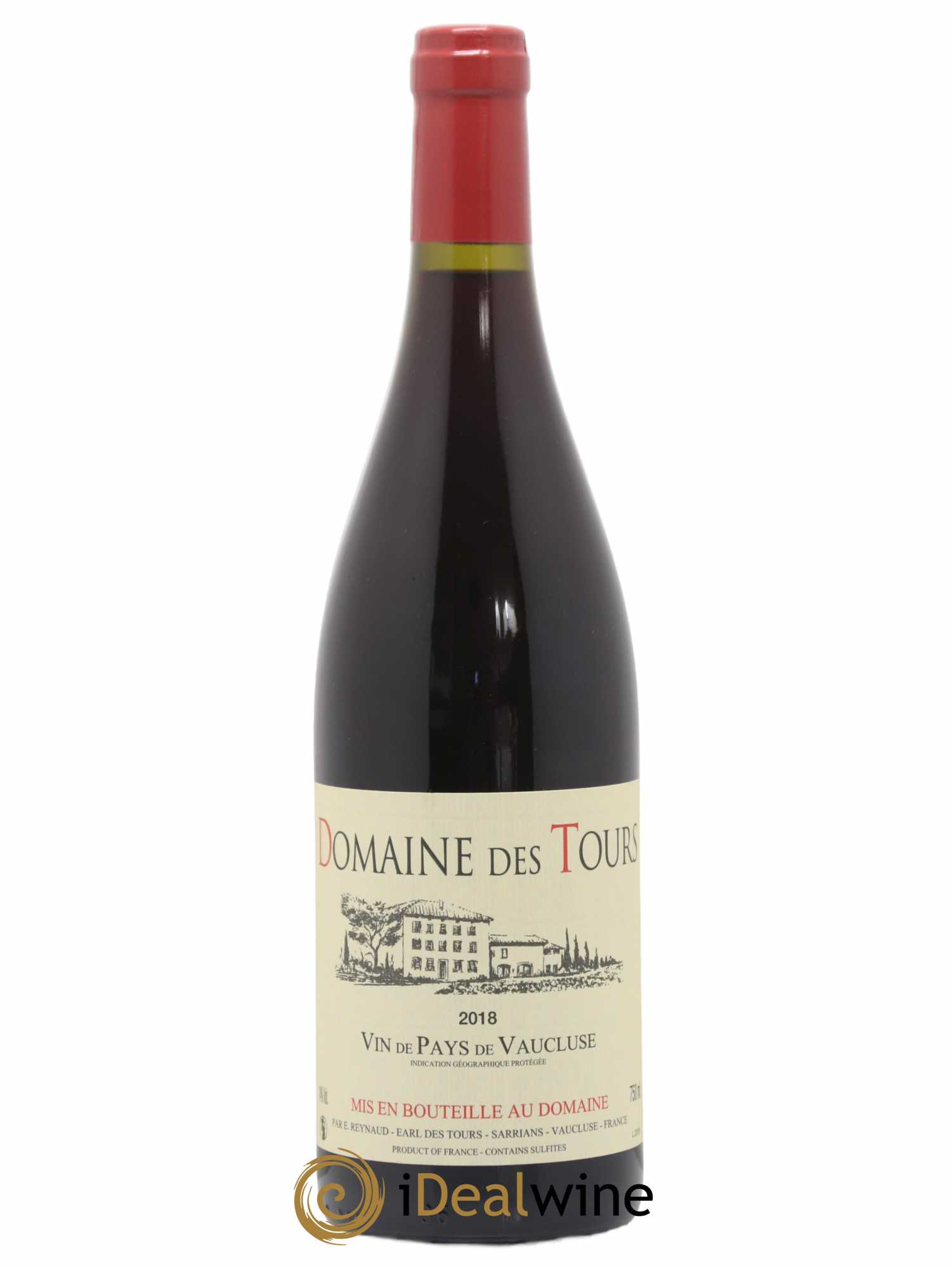Vaucluse (Vin de Pays de Vaucluse) Domaine des Tours Emmanuel Reynaud 2018 - Lot de 1 bouteille - 0