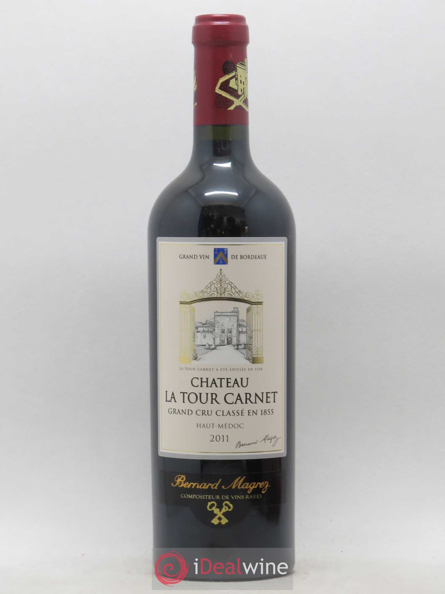 Château la Tour Carnet 4ème Grand Cru Classé 2011 - Lot de 1 bouteille - 0
