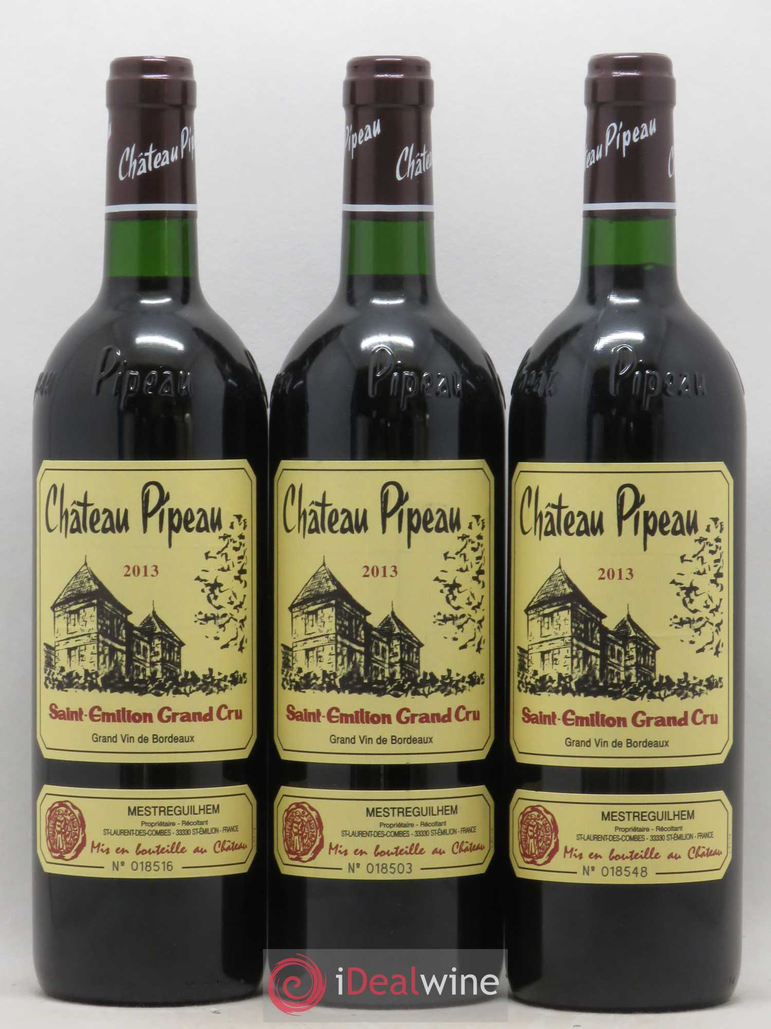 Château Pipeau 2013 - Lot de 6 bouteilles - 1