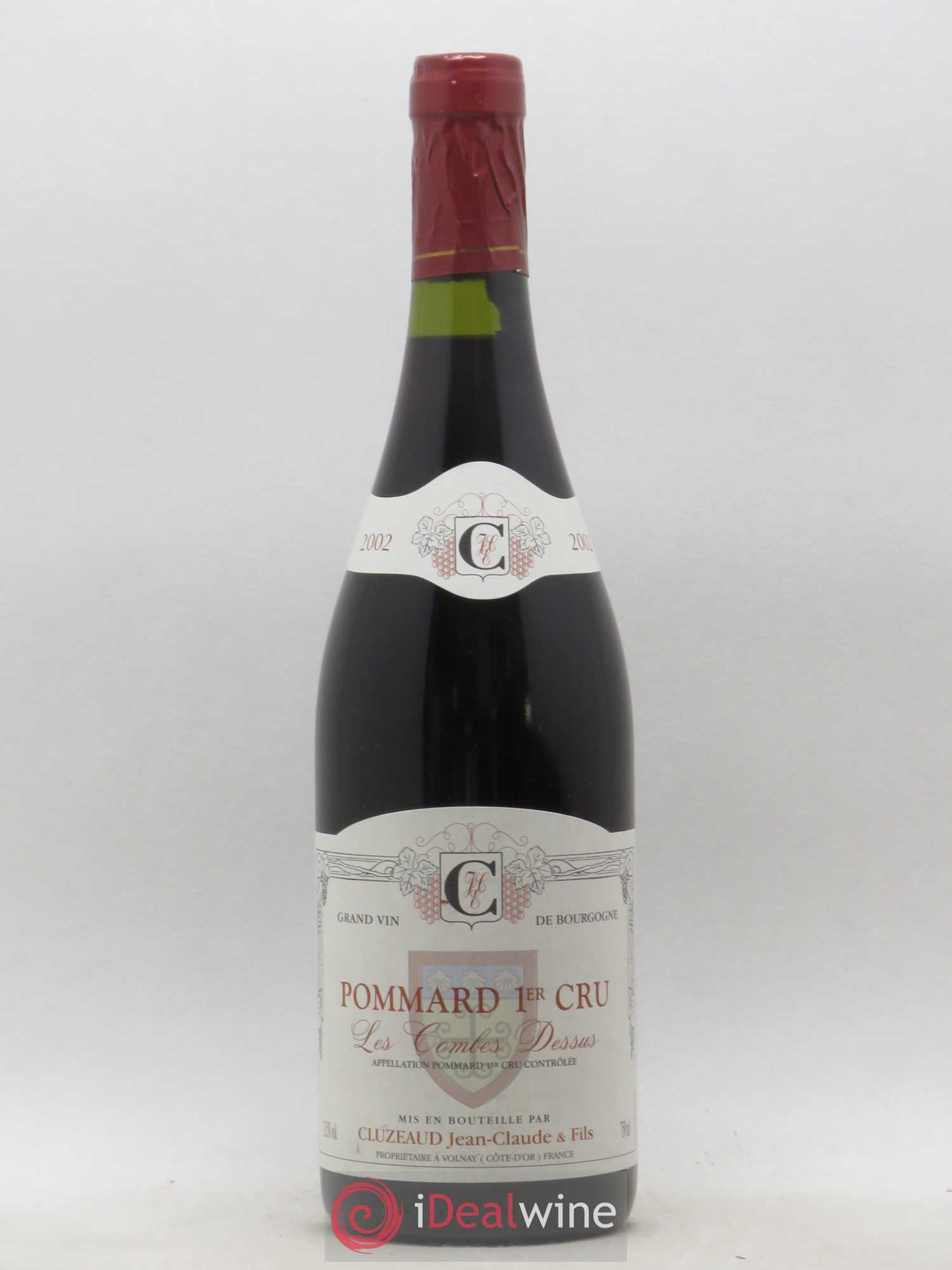Pommard 1er Cru Les Combes Dessus Cluzeaud Jean Claude 2002 - Posten von 1 Flasche - 0