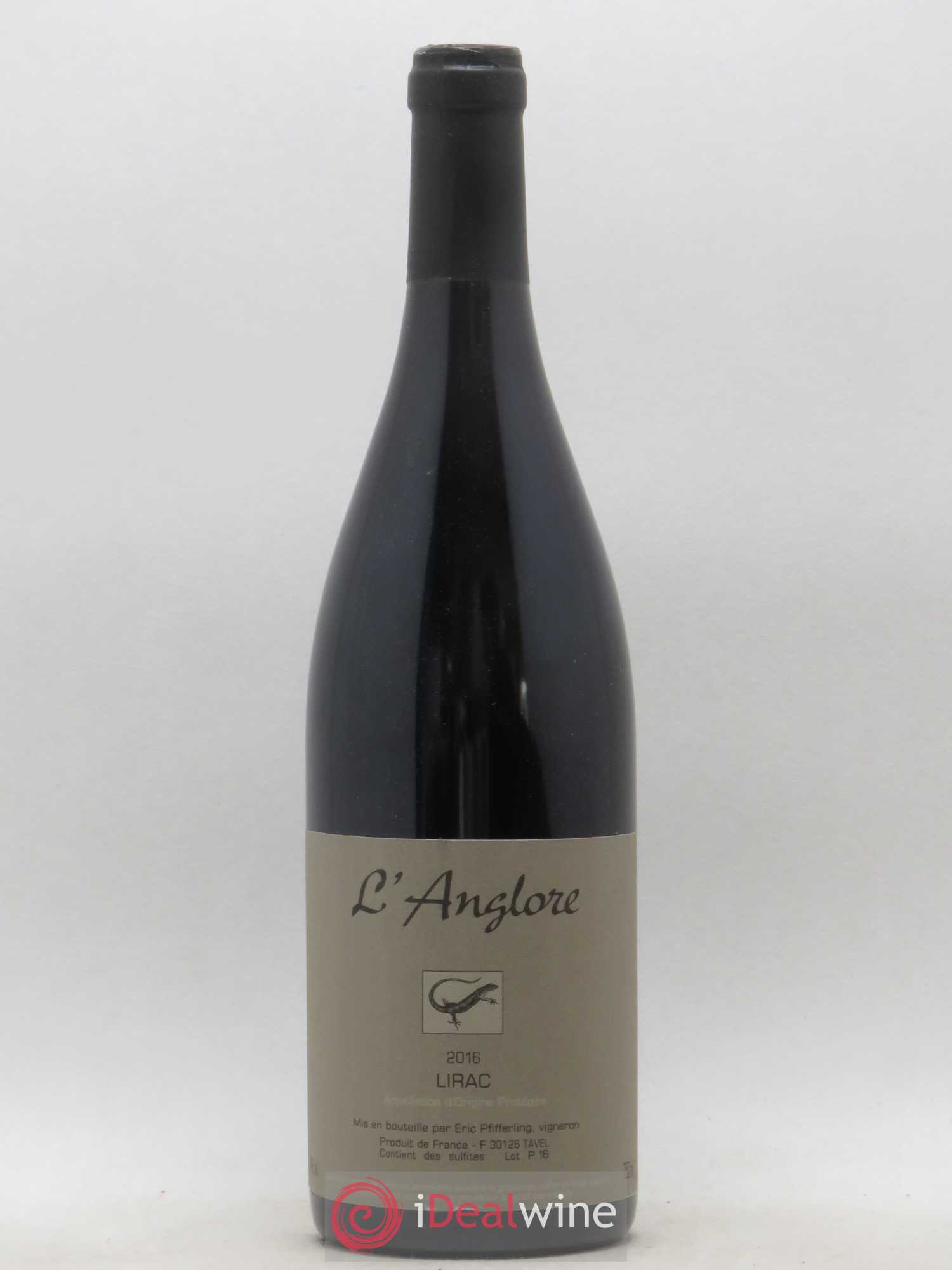 Lirac L'Anglore 2016 - Lot de 1 bouteille - 0