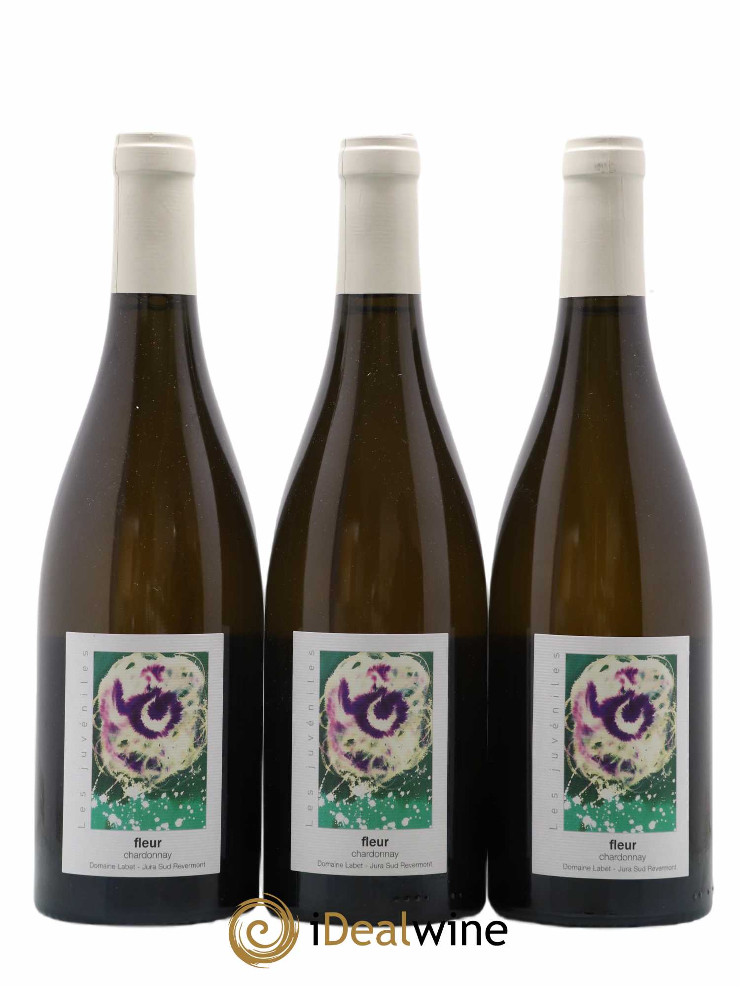 Côtes du Jura Chardonnay Fleur Romain - Julien - Charline Labet 2020 - Lot de 3 bouteilles - 0