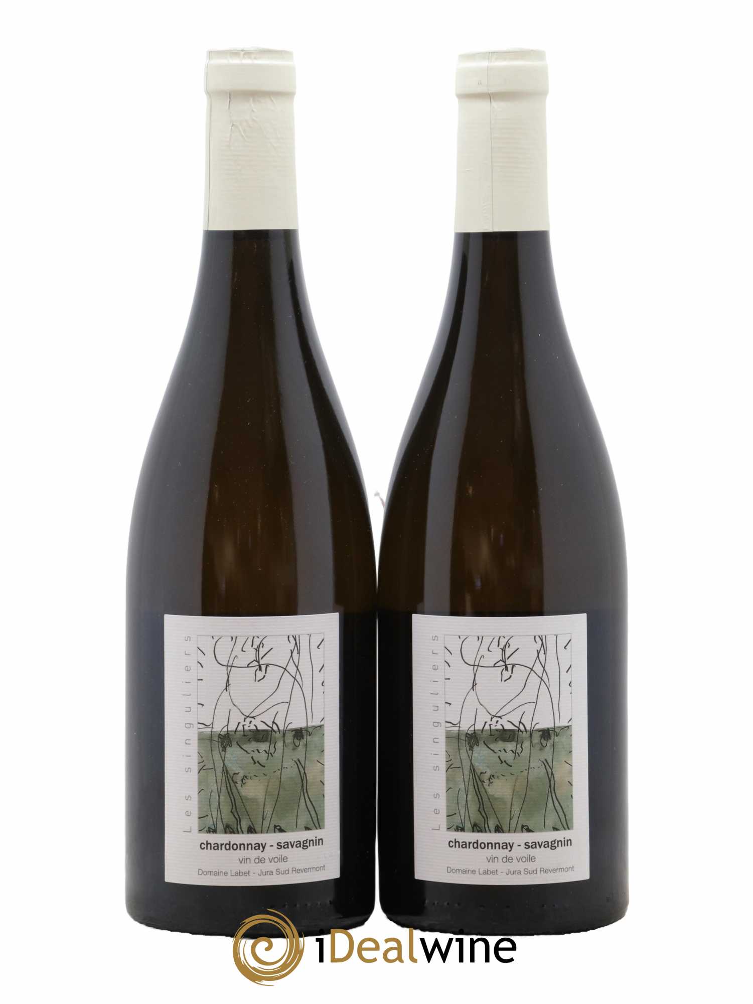 Côtes du Jura Vin de Voile Chardonnay-Savagnin cuvée de garde Romain - Julien - Charline Labet 2018 - Lot de 2 bouteilles - 0