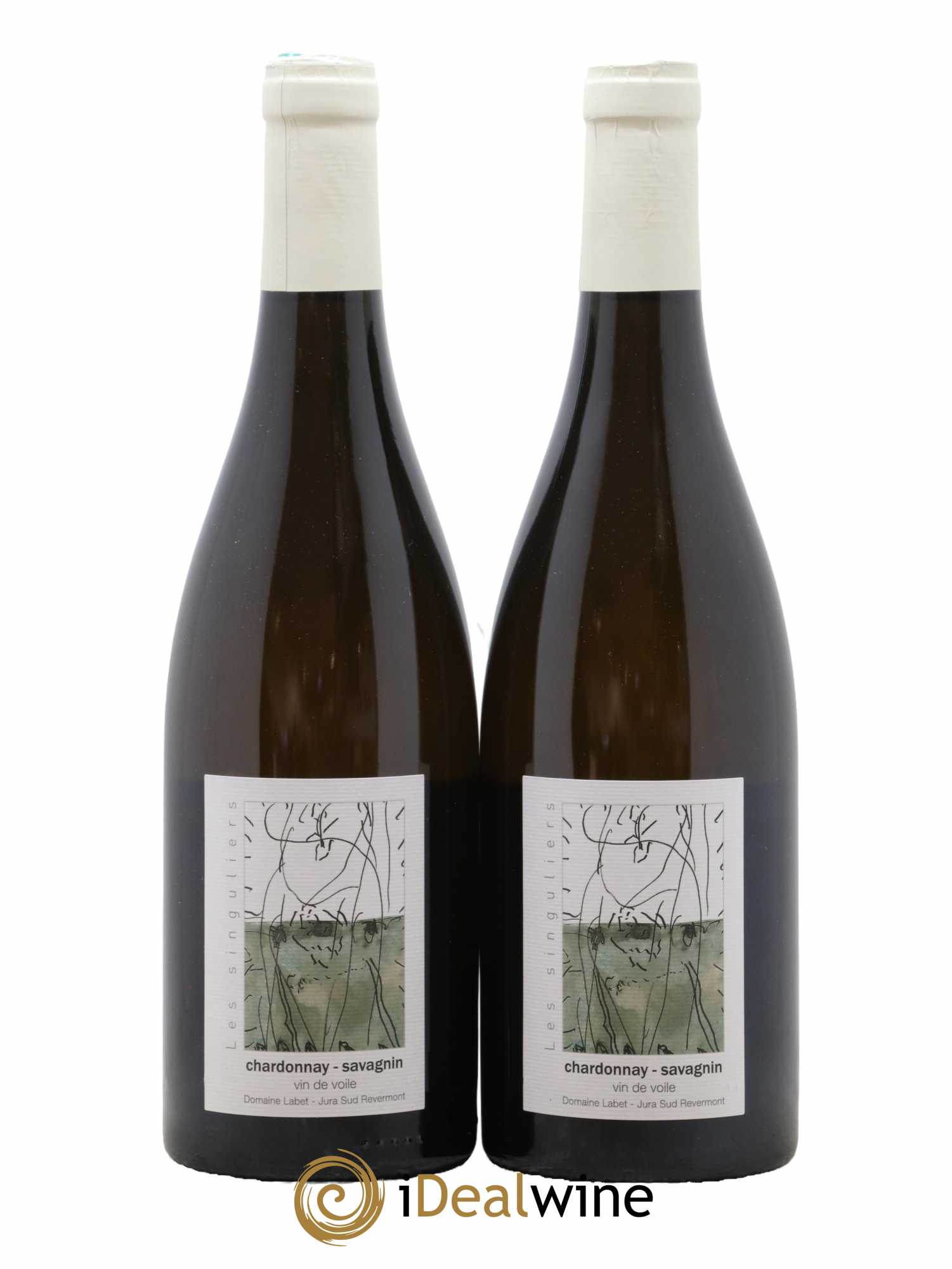 Côtes du Jura Vin de Voile Chardonnay-Savagnin cuvée de garde Romain - Julien - Charline Labet 2018 - Lot de 2 bouteilles - 0