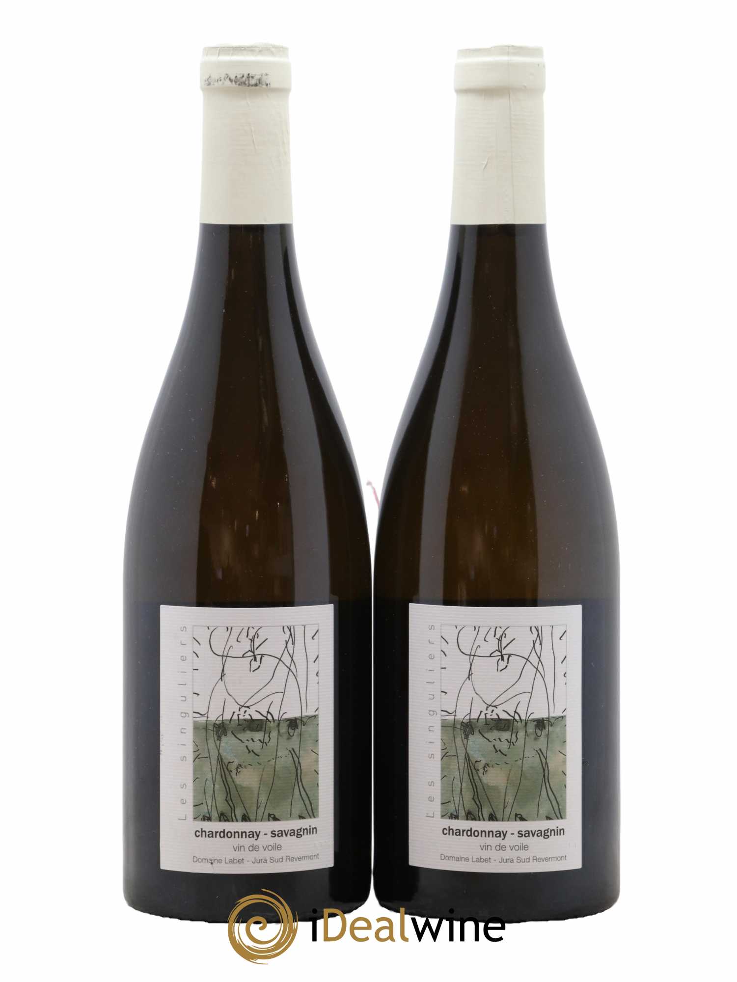 Côtes du Jura Vin de Voile Chardonnay-Savagnin cuvée de garde Romain - Julien - Charline Labet 2018 - Lot de 2 bouteilles - 0