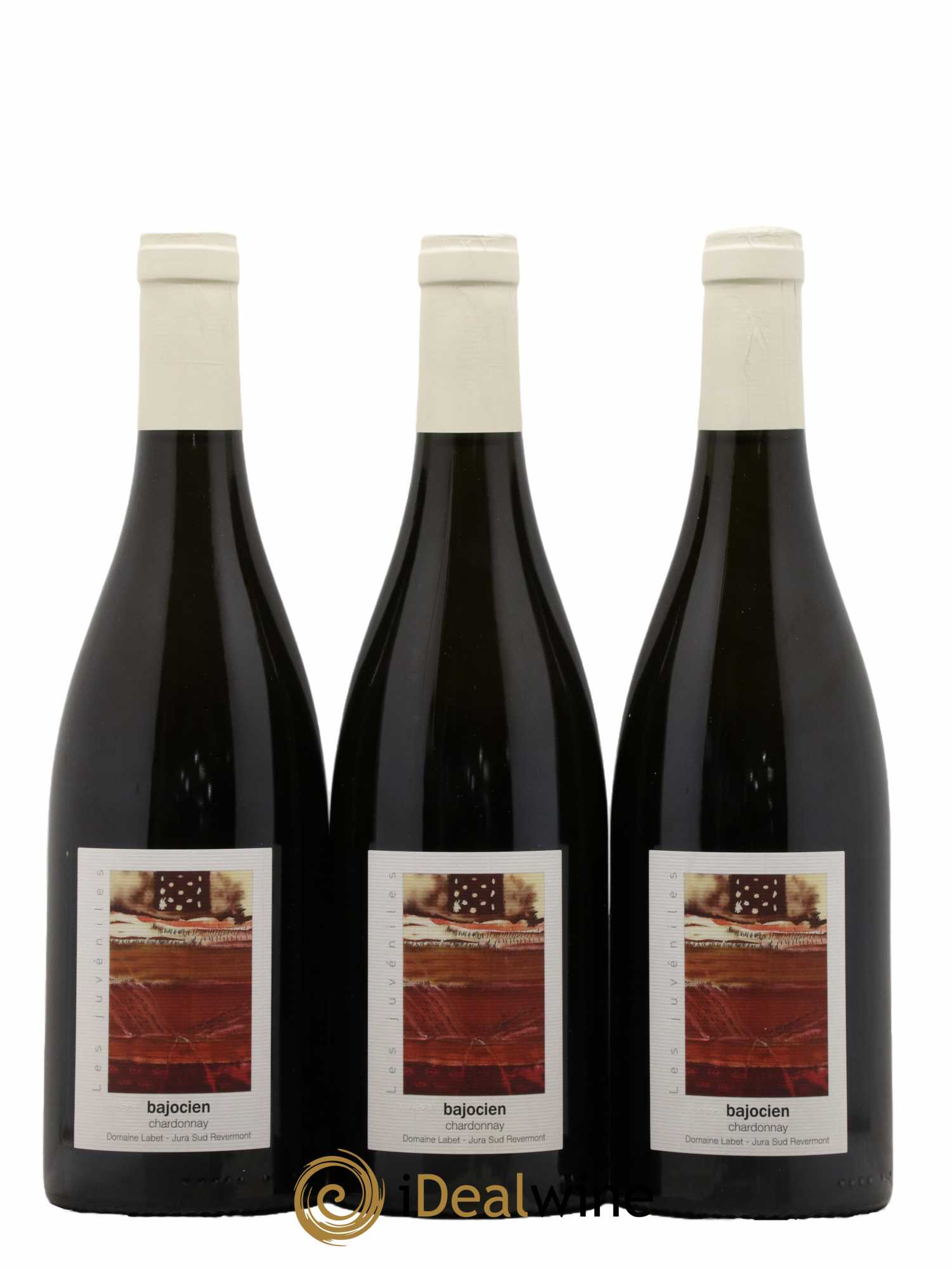 Côtes du Jura Chardonnay Bajocien Romain - Julien - Charline Labet 2021 - Lot de 3 bouteilles - 0