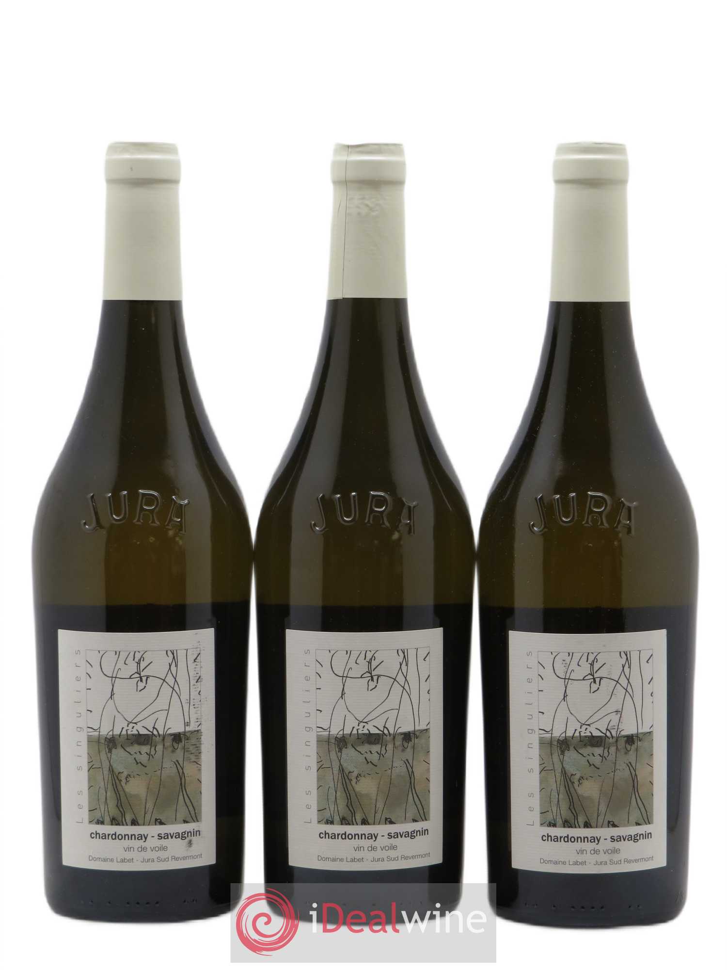 Côtes du Jura Vin de Voile Chardonnay-Savagnin cuvée de garde Romain - Julien - Charline Labet 2016 - Lot de 3 bouteilles - 0