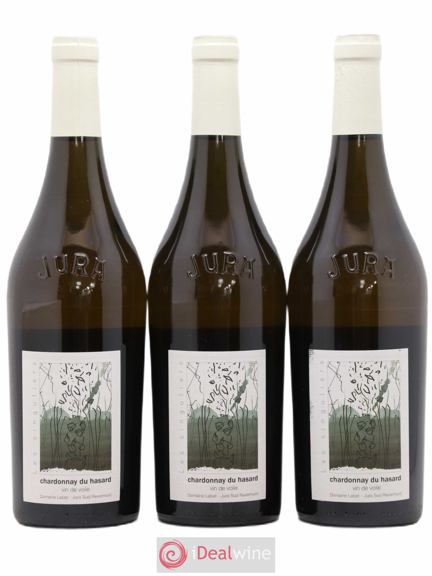 Côtes du Jura Vin de voile Chardonnay du Hasard Romain - Julien - Charline Labet 2015 - Lot de 3 bouteilles - 0