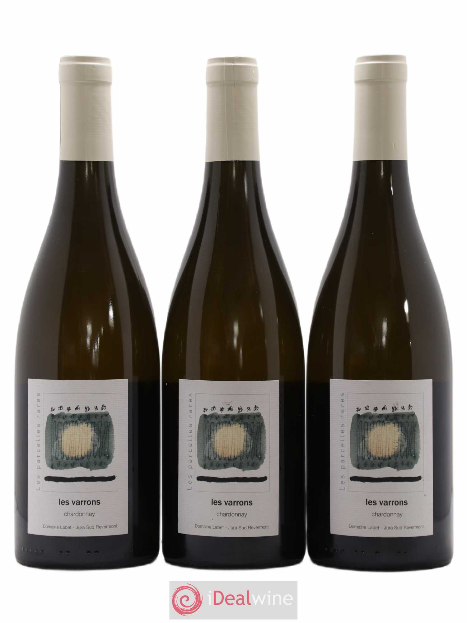 Côtes du Jura Chardonnay Les Varrons Romain - Julien - Charline Labet 2019 - Lot de 3 bouteilles - 0