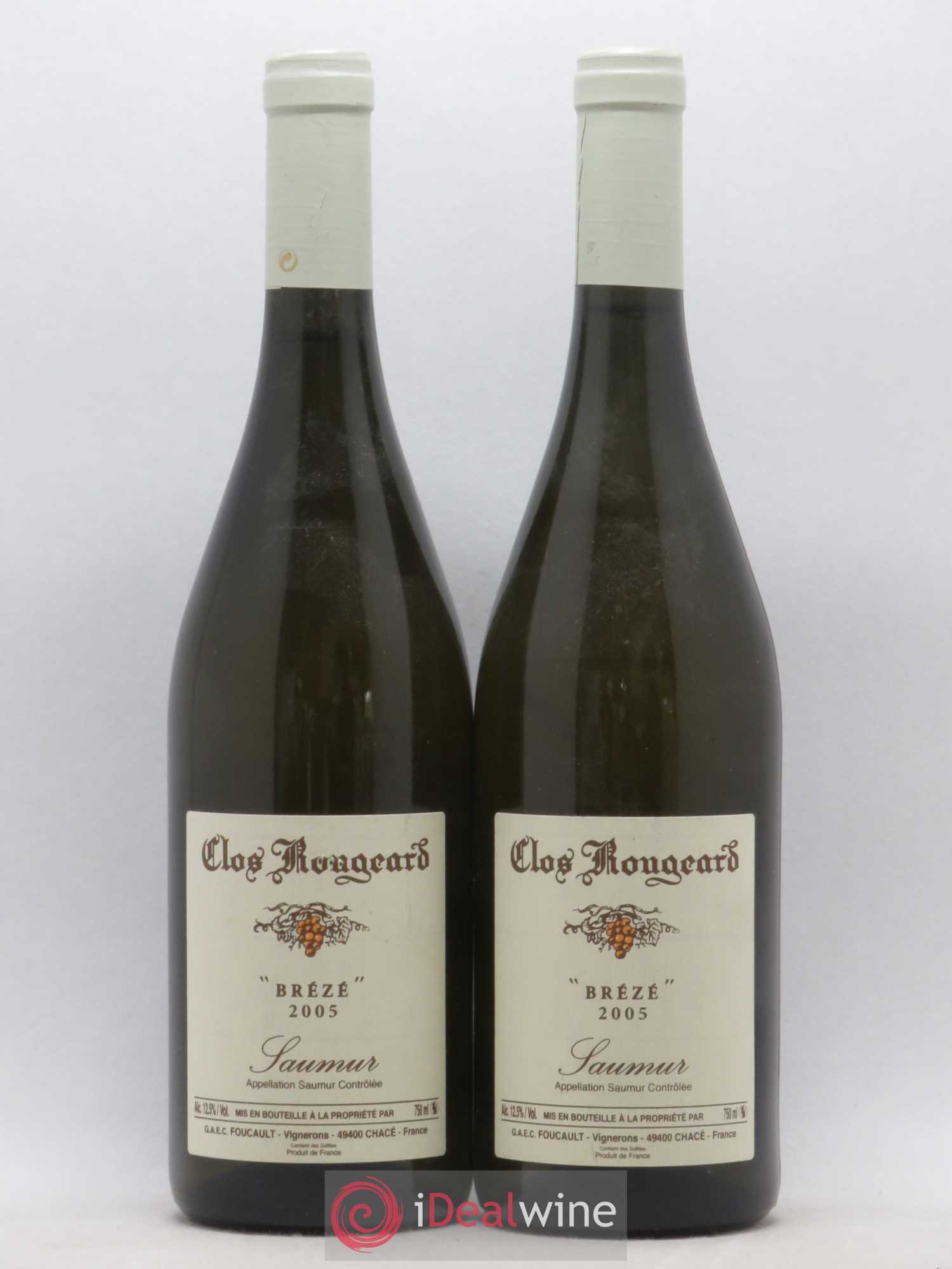 Saumur Brézé Clos Rougeard 2005 - Lot de 2 bouteilles - 0