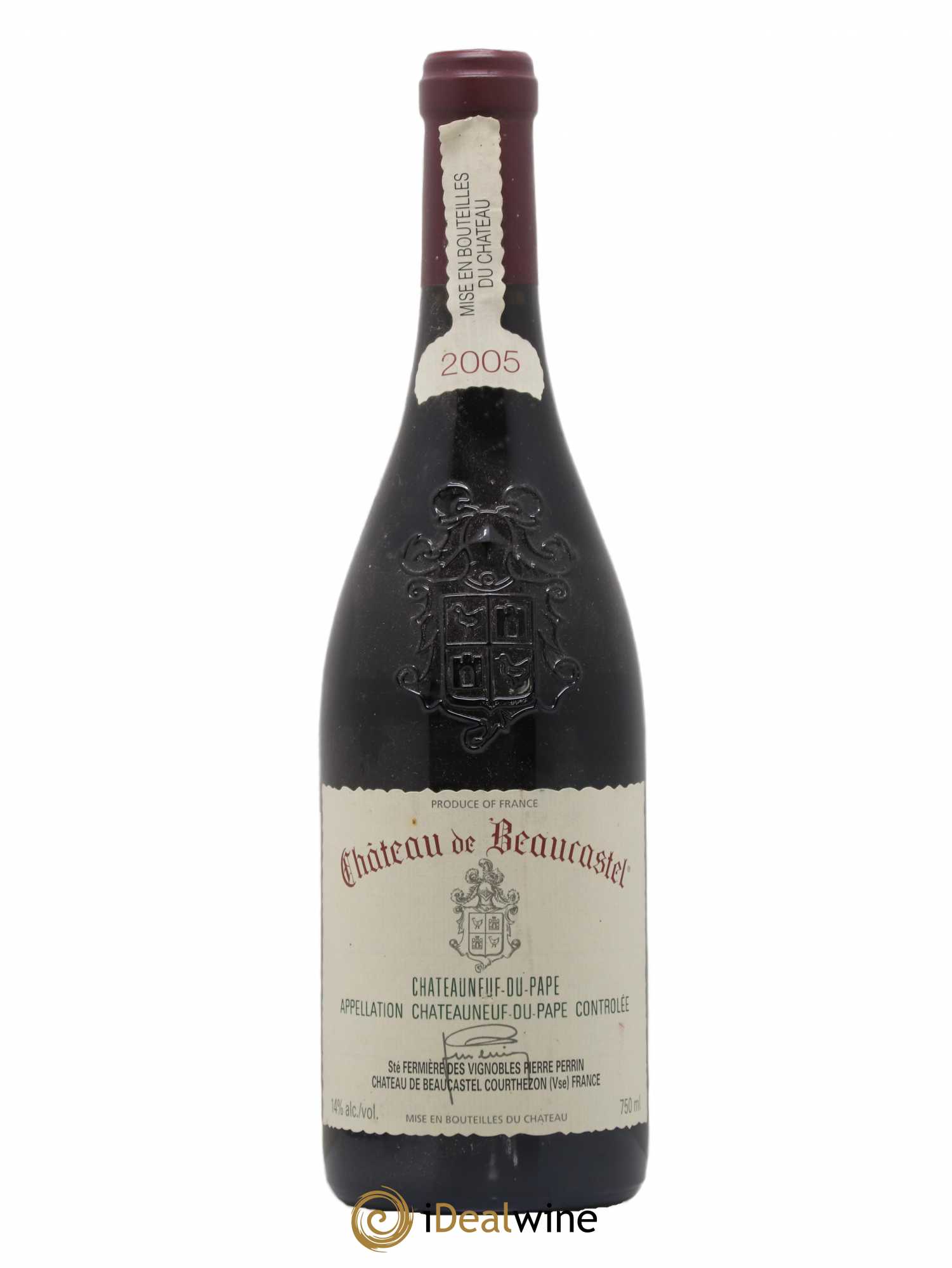 Châteauneuf-du-Pape Château de Beaucastel Famille Perrin 2005 - Lot de 1 bouteille - 0