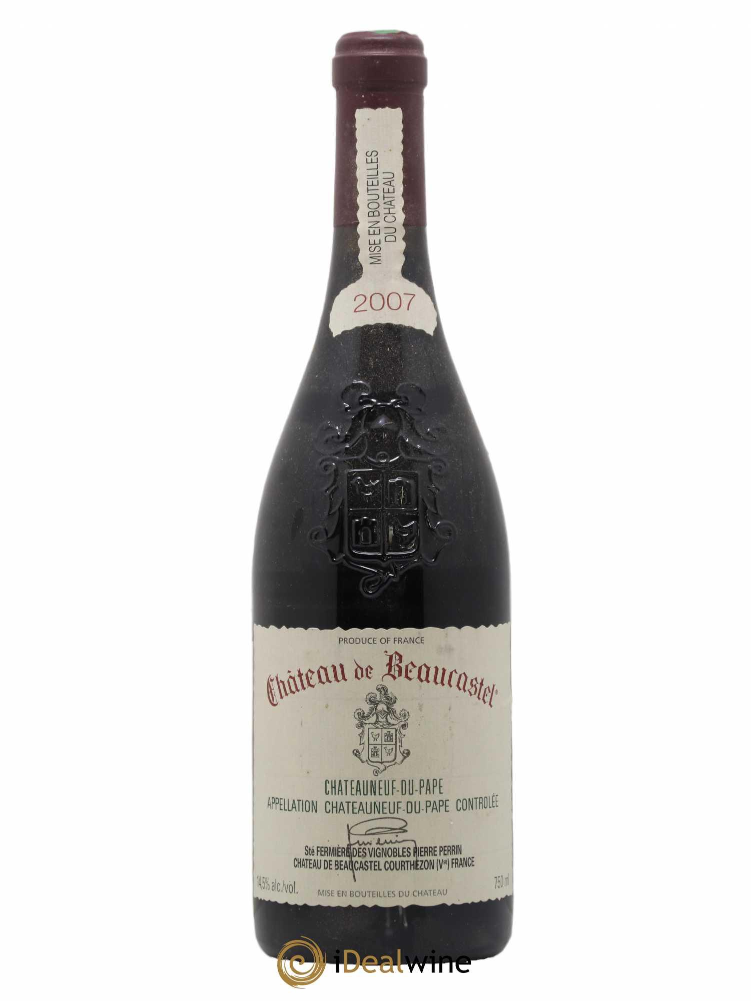 Châteauneuf-du-Pape Château de Beaucastel Famille Perrin 2007 - Lot de 1 bouteille - 0