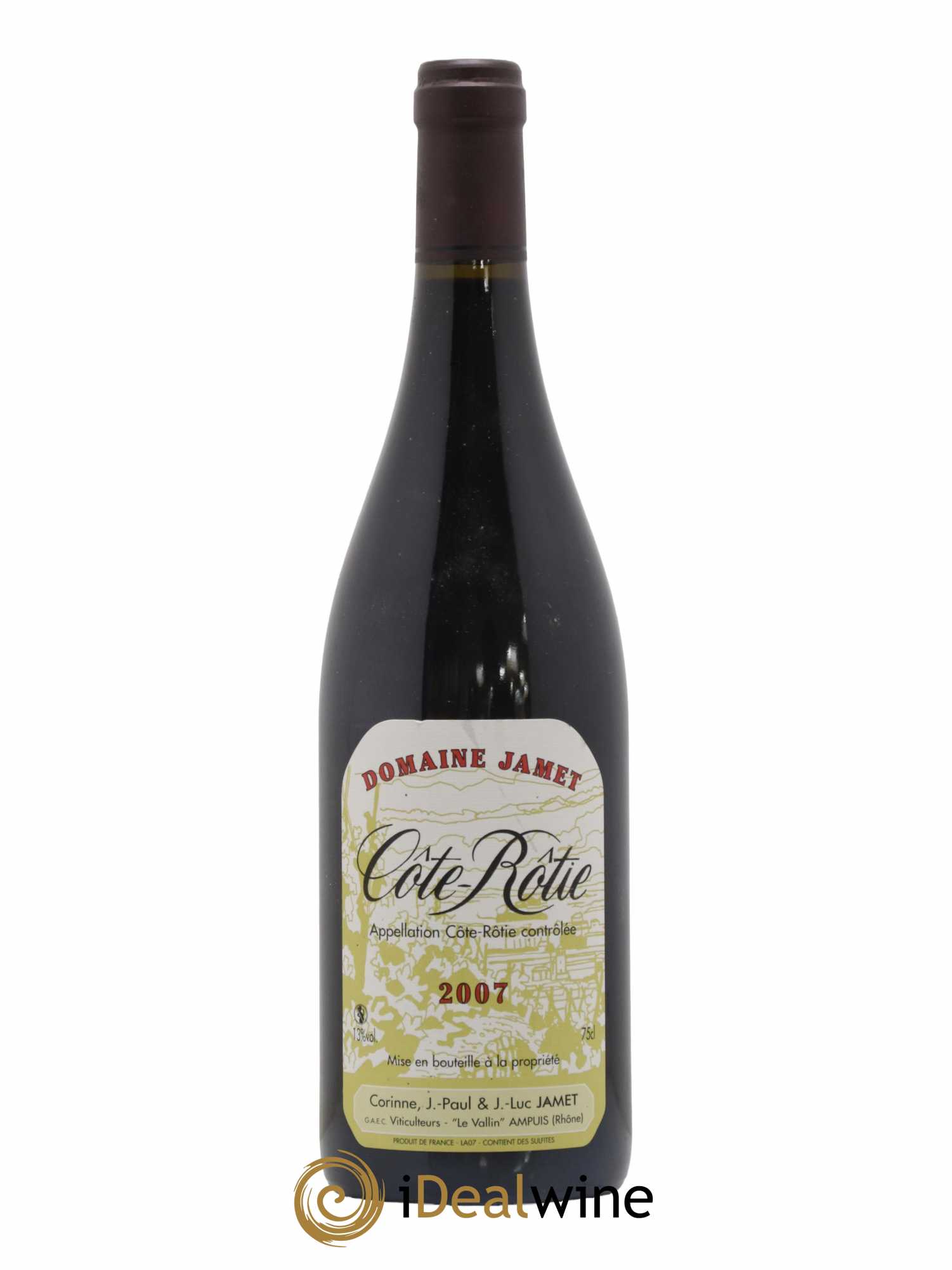 Côte-Rôtie Jamet (Domaine) 2007 - Lot de 1 bouteille - 0