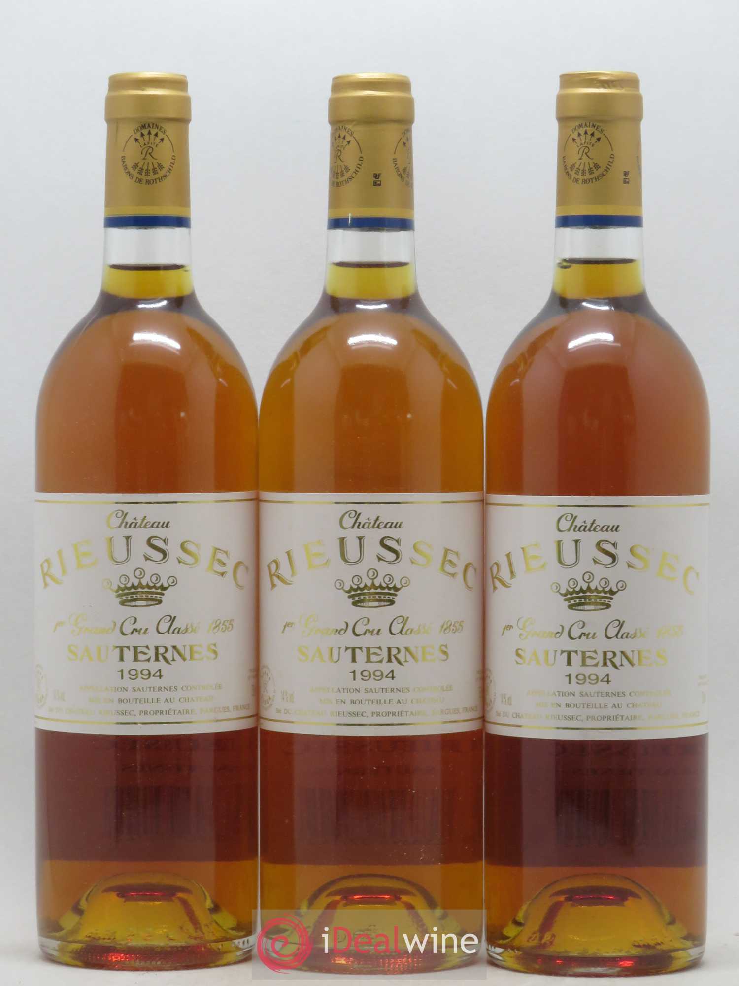 Château Rieussec 1er Grand Cru Classé 1994 - Lotto di 3 bottiglie - 0
