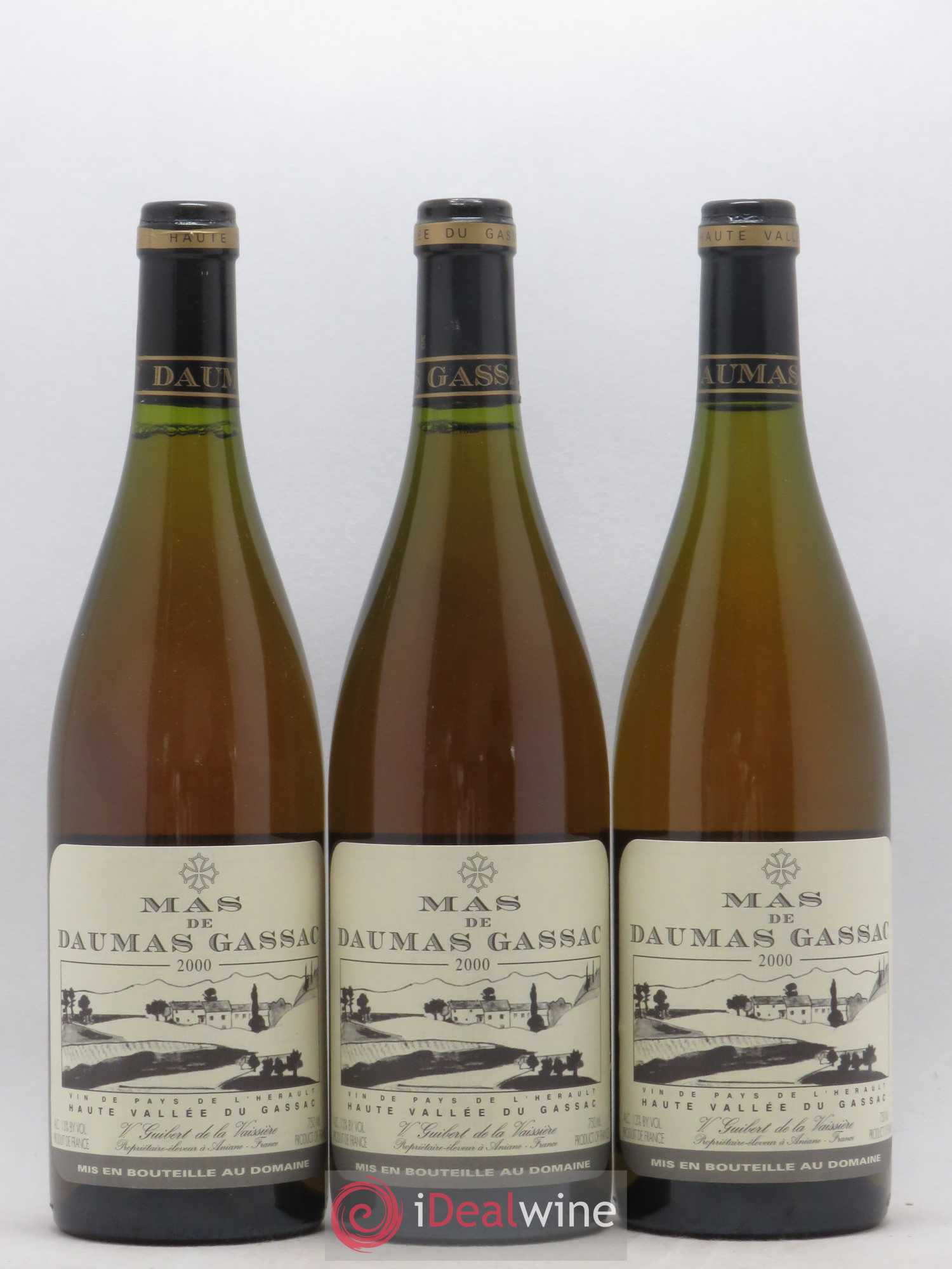 Saint-Guilhem-le-Désert - Cité d'Aniane Mas Daumas Gassac Famille Guibert de La Vaissière 2000 - Lot de 6 bouteilles - 2
