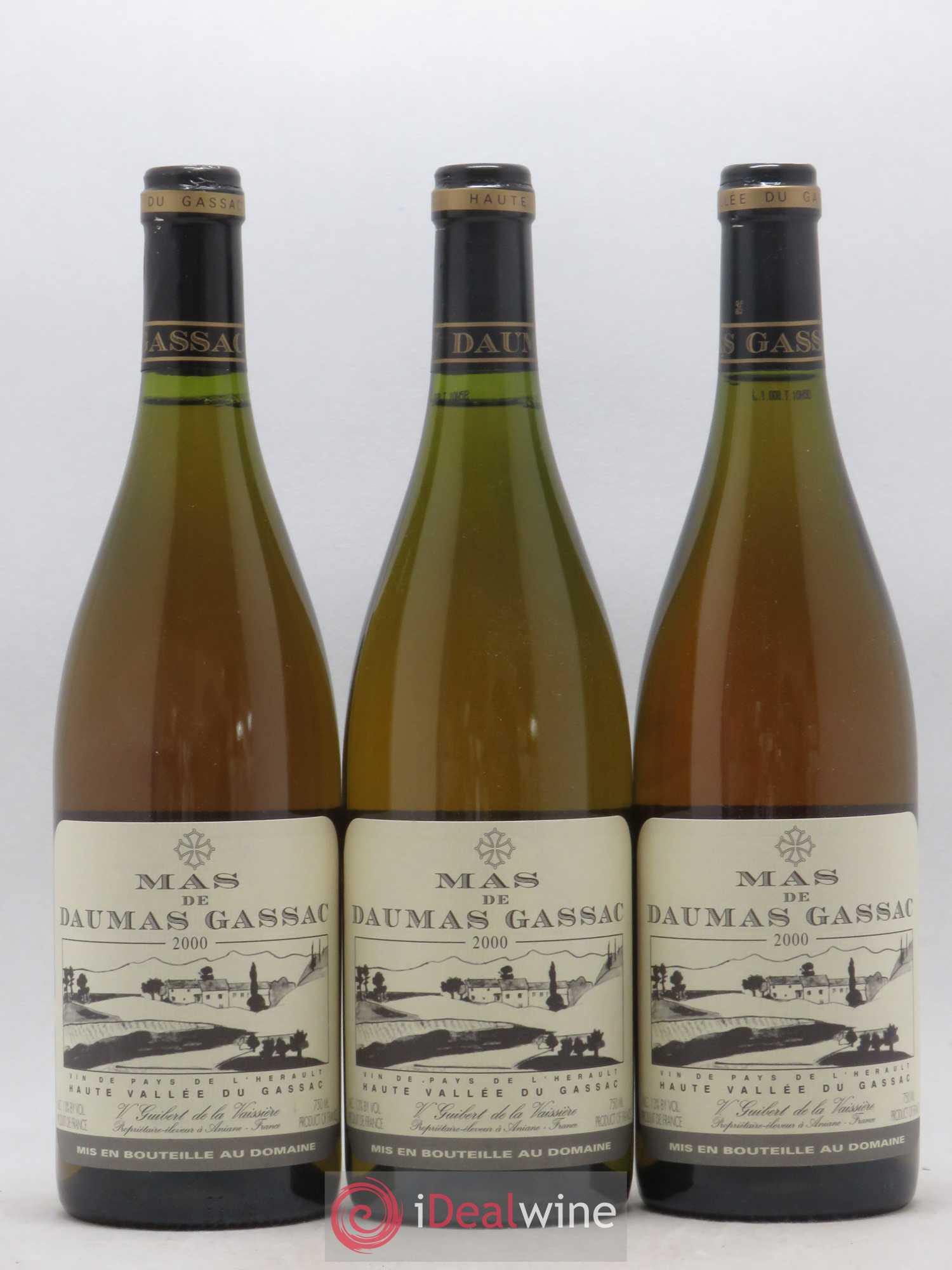 Saint-Guilhem-le-Désert - Cité d'Aniane Mas Daumas Gassac Famille Guibert de La Vaissière 2000 - Lot de 6 bouteilles - 2