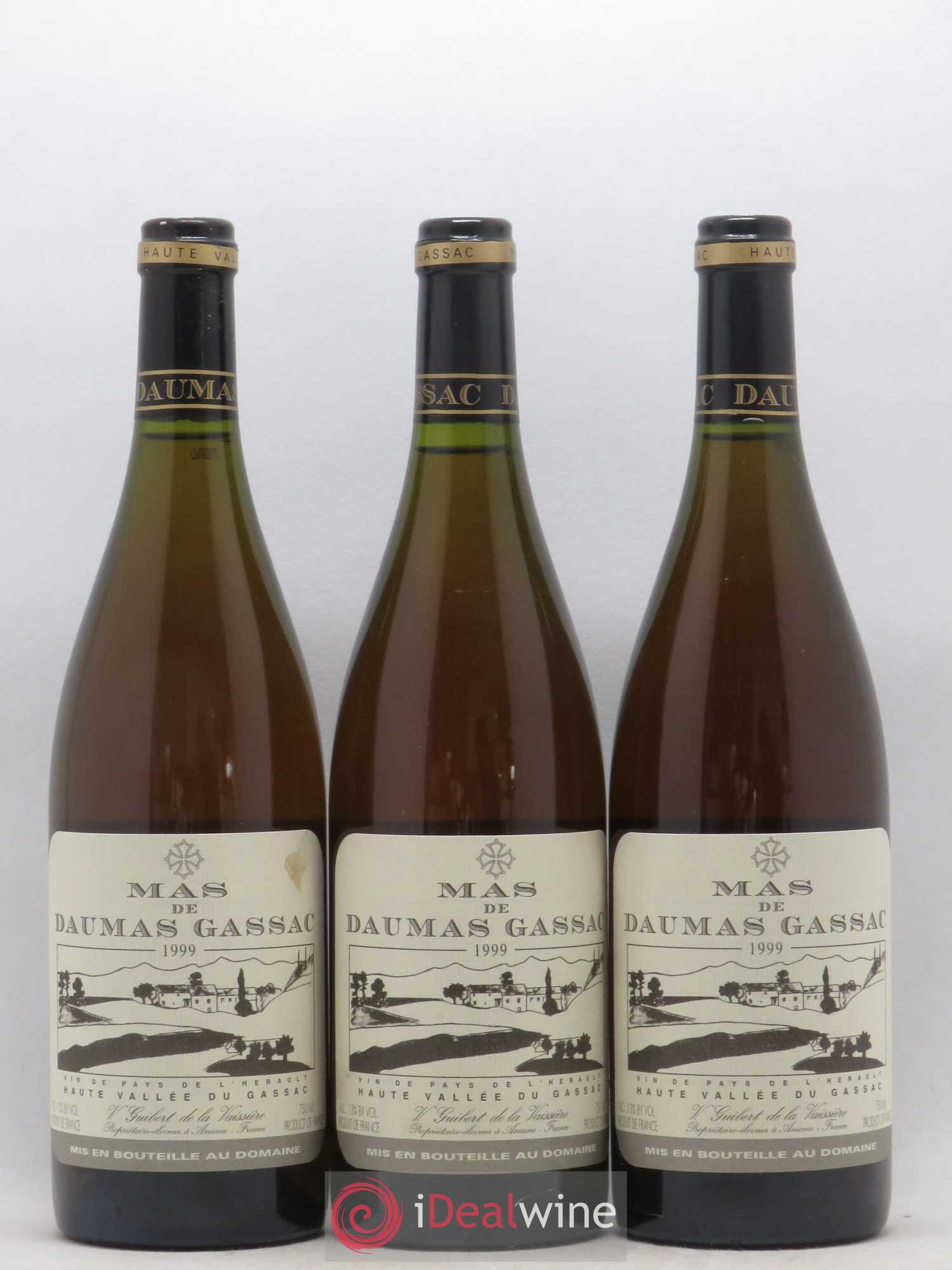 Saint-Guilhem-le-Désert - Cité d'Aniane Mas Daumas Gassac Famille Guibert de La Vaissière 1999 - Lot de 6 bouteilles - 2