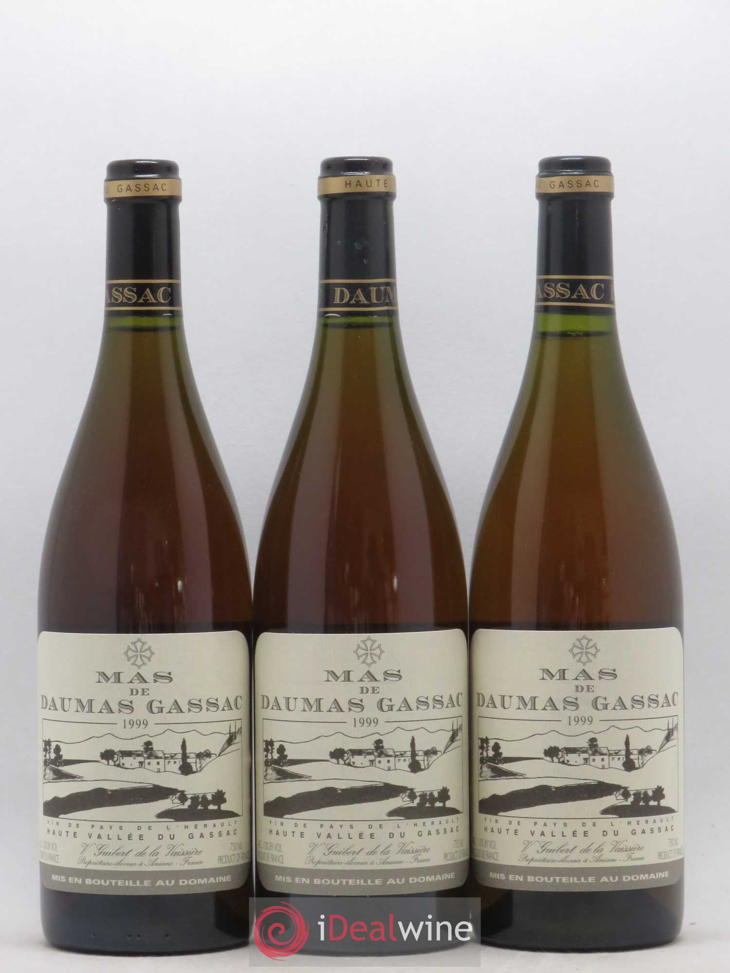 Saint-Guilhem-le-Désert - Cité d'Aniane Mas Daumas Gassac Famille Guibert de La Vaissière 1999 - Lot de 6 bouteilles - 2