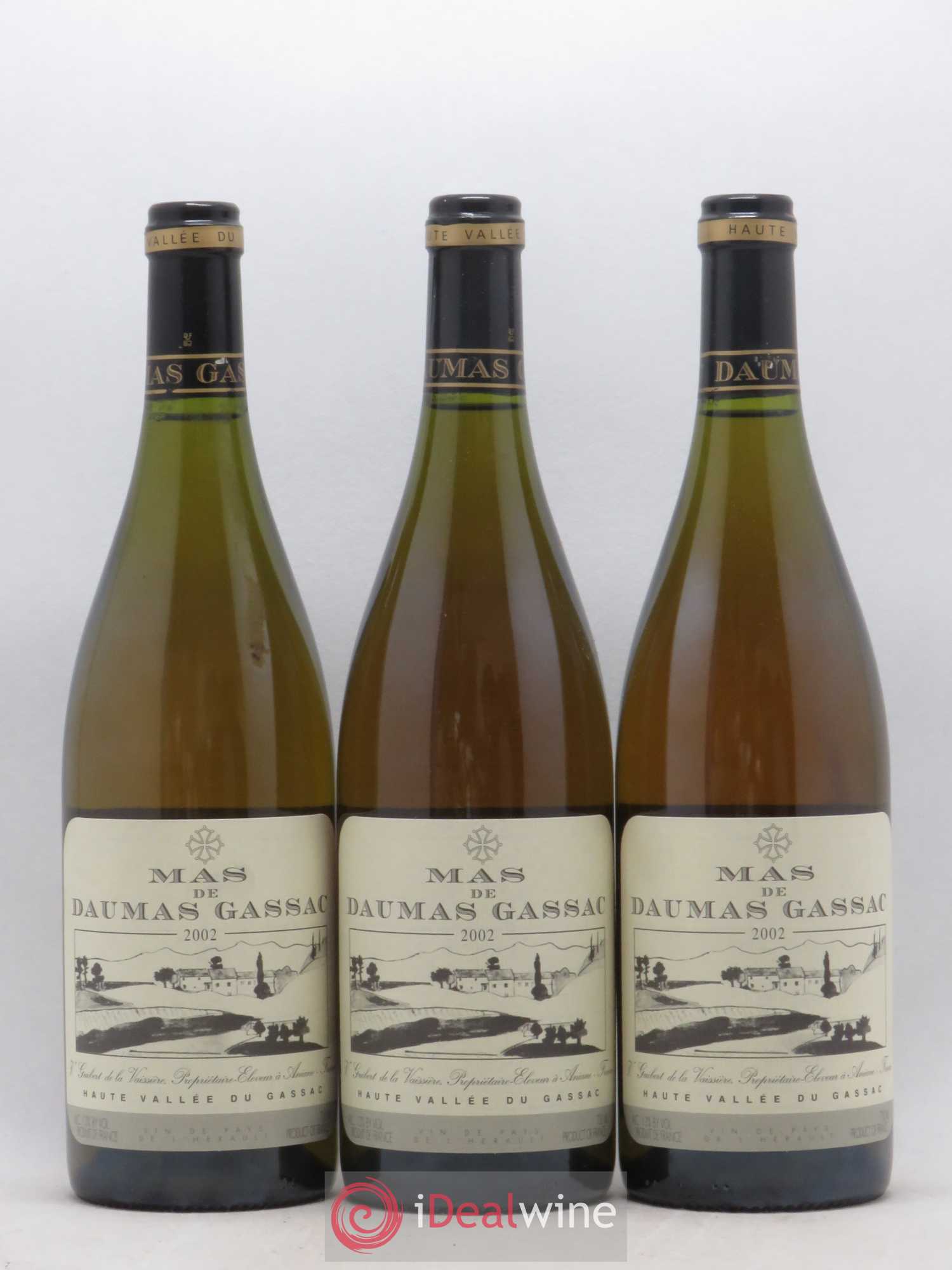 Saint-Guilhem-le-Désert - Cité d'Aniane Mas Daumas Gassac Famille Guibert de La Vaissière 2002 - Lot de 12 bouteilles - 2