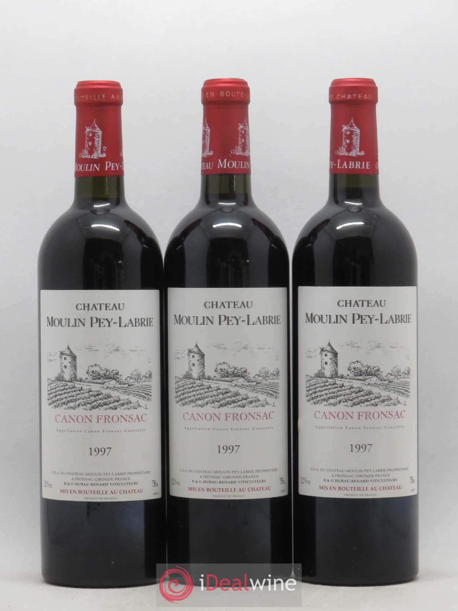 Château Moulin Pey-Labrie 1997 - Lot de 12 bouteilles - 2