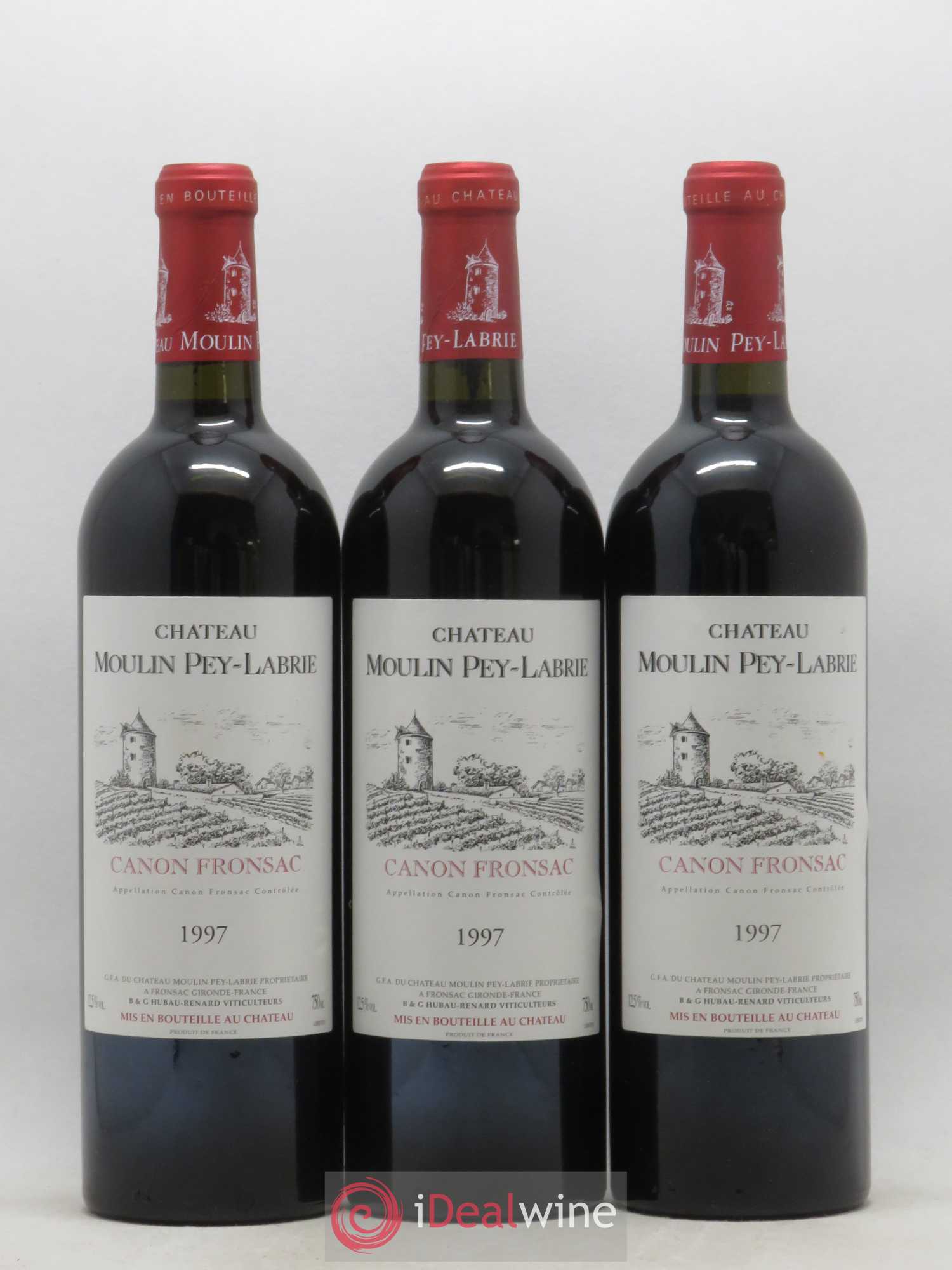 Château Moulin Pey-Labrie 1997 - Lot de 12 bouteilles - 3
